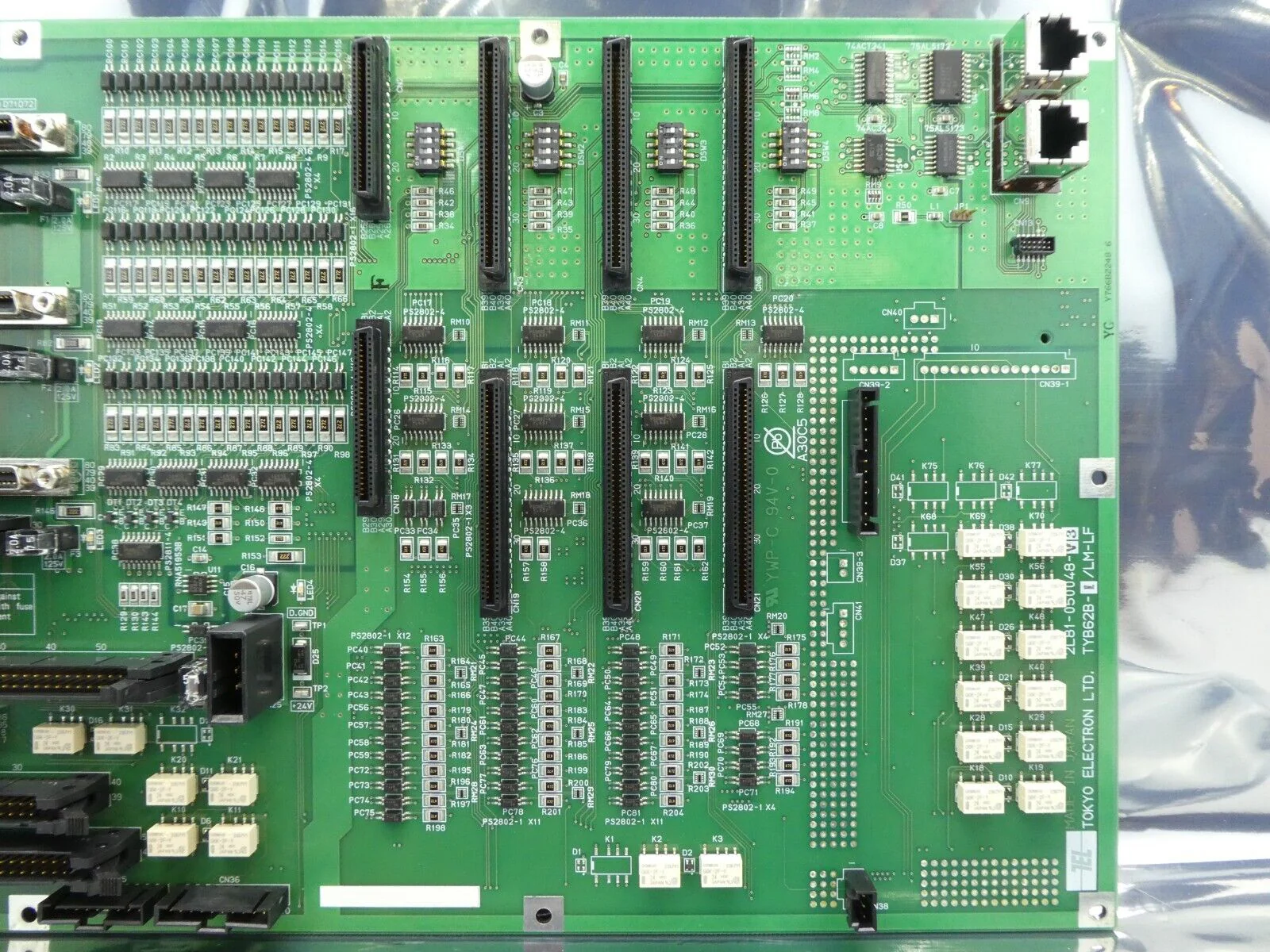 TEL Tokyo Electron 2L81-050048-V3 Interface PCB TYB62B-1/LM-LF Working Surplus - Image 11