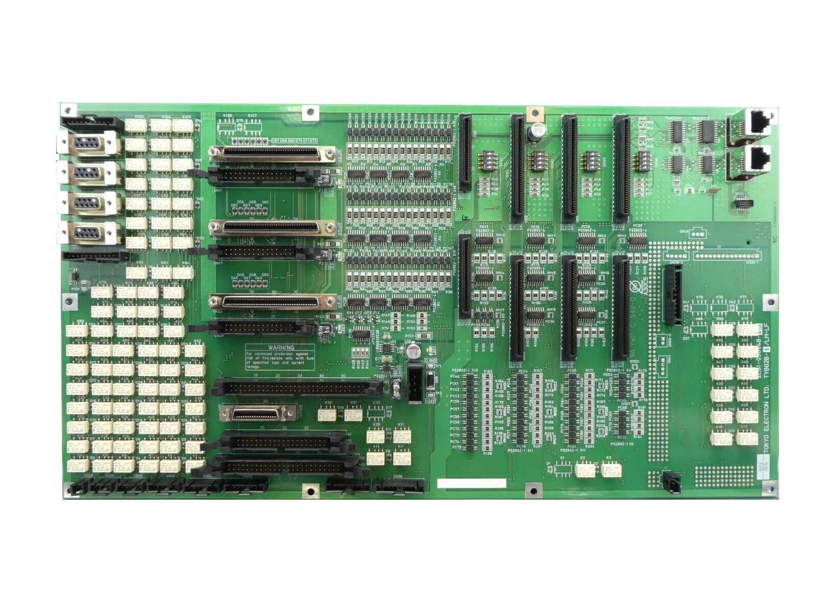 TEL Tokyo Electron 2L81-050048-V3 Interface PCB TYB62B-1/LM-LF Working Surplus - Image 2