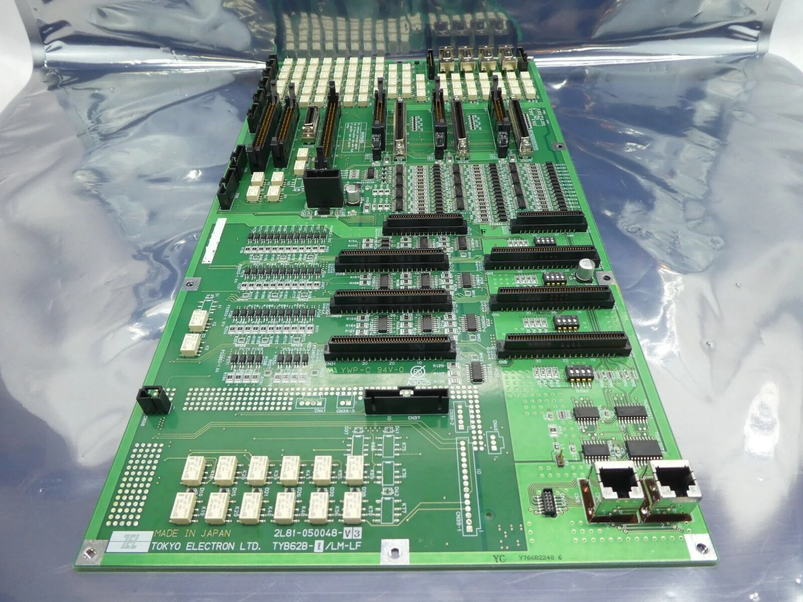TEL Tokyo Electron 2L81-050048-V3 Interface PCB TYB62B-1/LM-LF Working Surplus - Image 7
