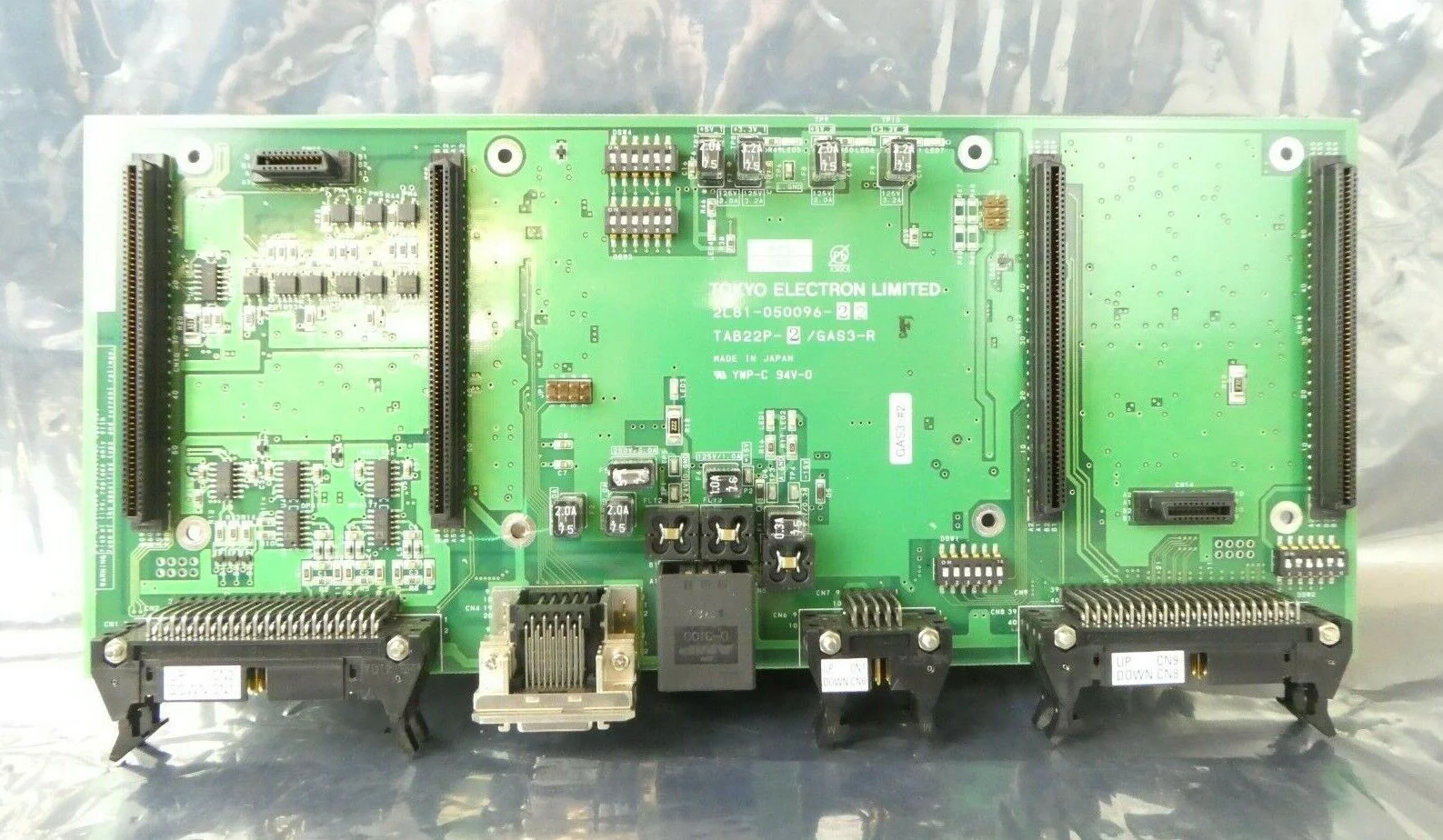 TEL Tokyo Electron 2L81-050096-22 Gas Board PCB TAB22P-2/GAS3-R Working Surplus - Image 2