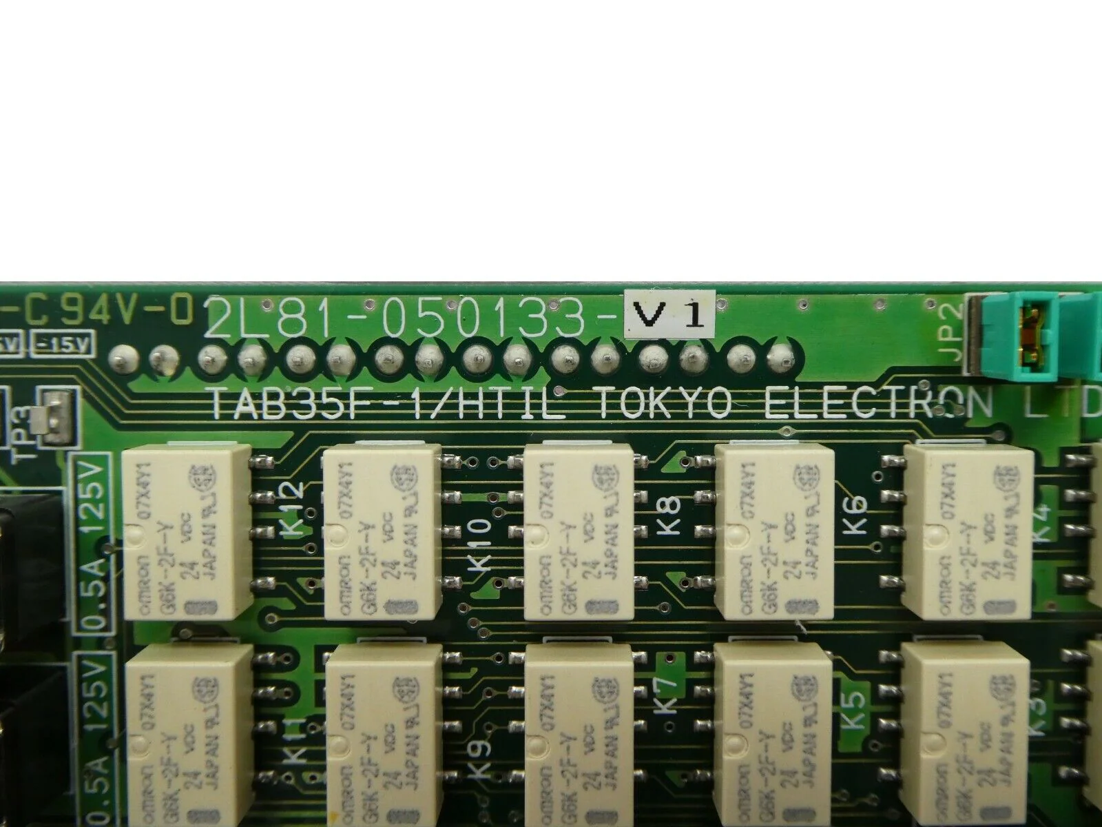TEL Tokyo Electron 2L81-050133-V1 Timer Board PCB TAB35F-1/HTIL Working Spare - Image 11