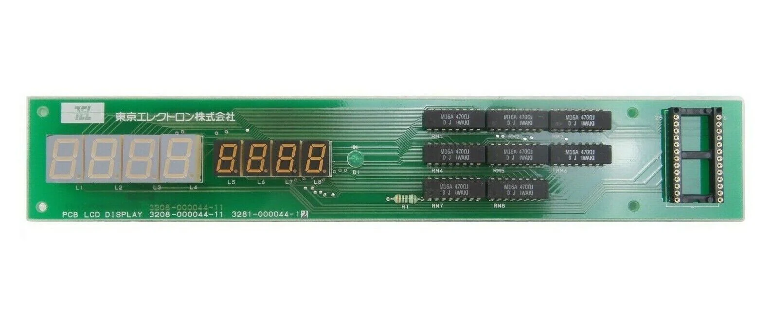 TEL Tokyo Electron 3281-000044-12 LCD Display PCB P-8 Display Panel Working - Image 2