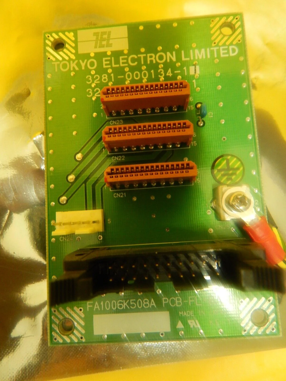 TEL Tokyo Electron 3281-000134-11 IFA1006K508A PCB-FL-BASE PCB P-8 Used Working - Image 5