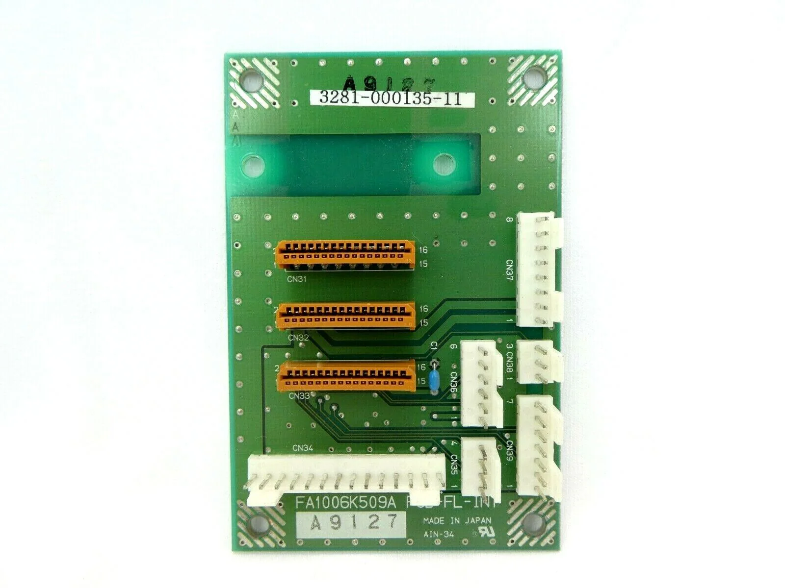 TEL Tokyo Electron 3281-000135-11 Interface PCB FA1006K508A PCB-FL-BASE P-8 - Image 2