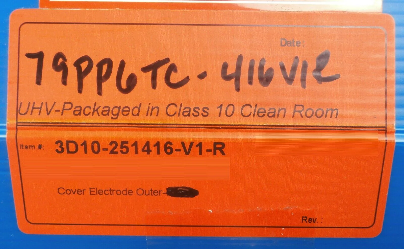 TEL Tokyo Electron 3D10-251416-V1 Cover Electrode Outer Copper Exposed Working - Image 11