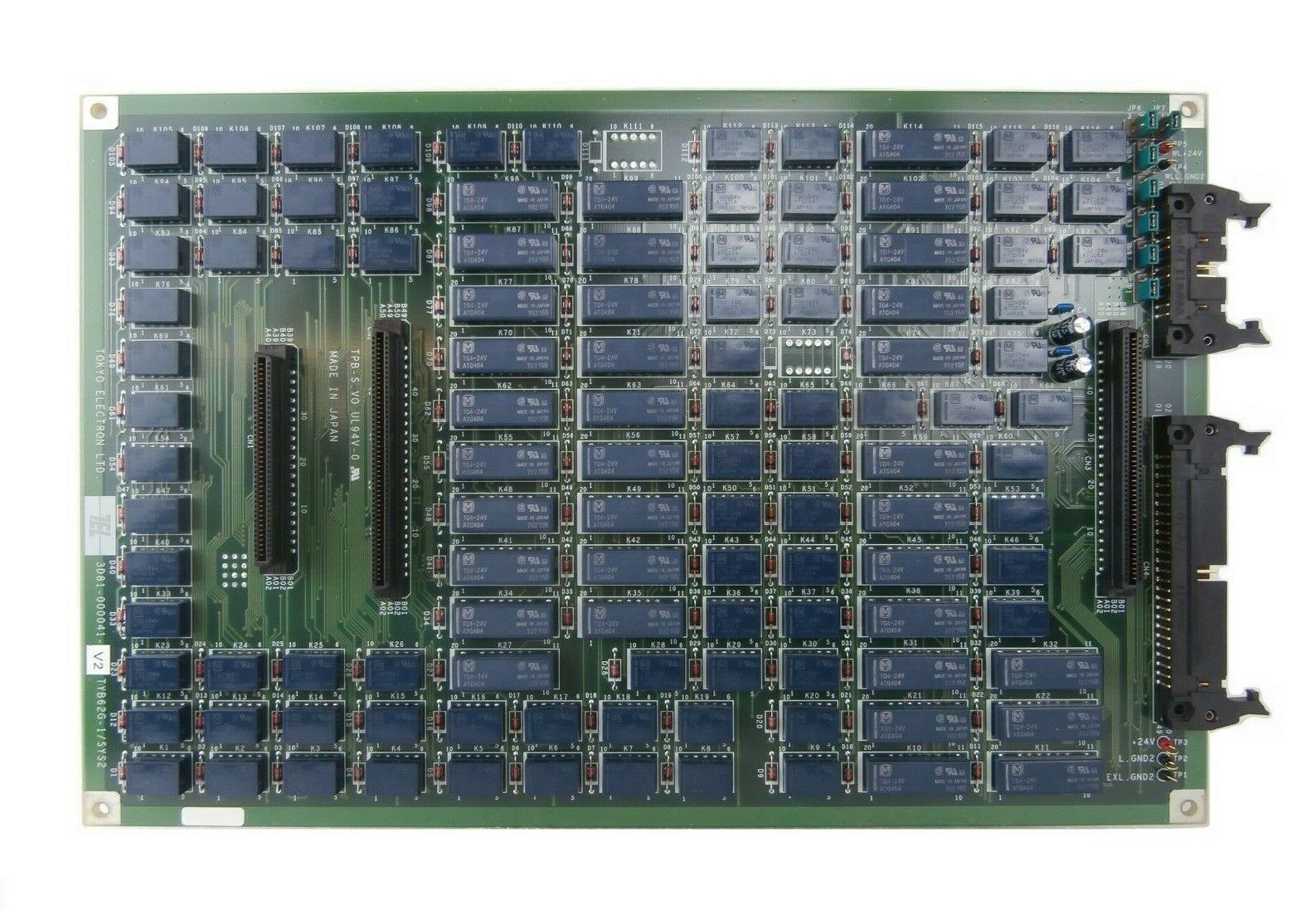 TEL Tokyo Electron 3D81-000041-V2 Processor PCB TYB62G-1/SYS2 T-3044SS Working - Image 2