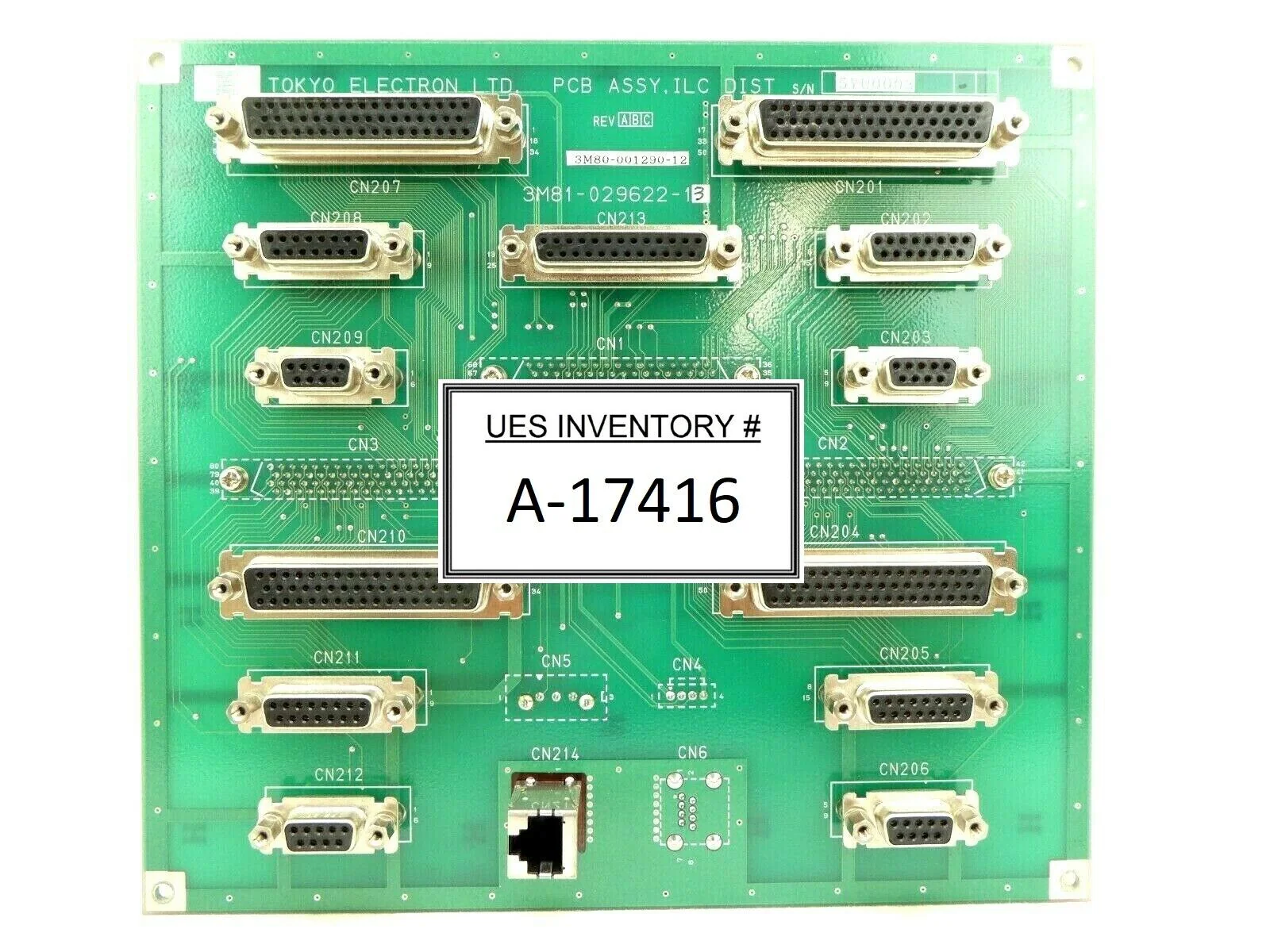 TEL Tokyo Electron 3M80-001290-12 Interface PCB ILC DIST Trias Working Spare