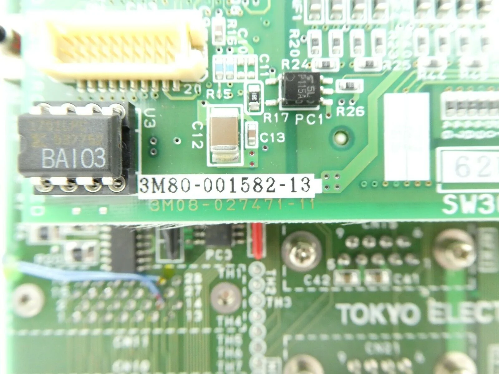 TEL Tokyo Electron 3M81-038362-13 Board PCB SW300B/BSC2 Trias System Working - Image 9