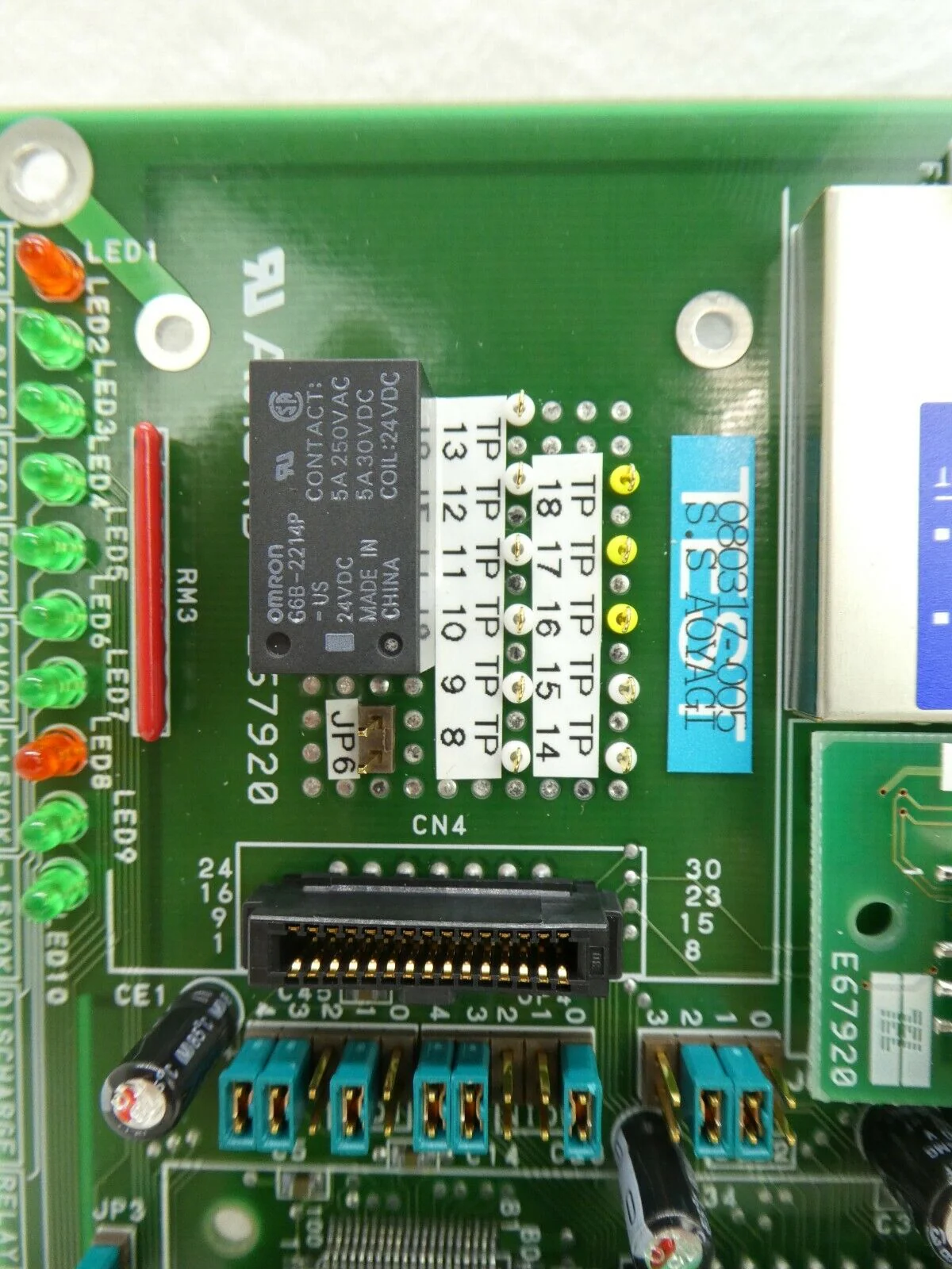 TEL Tokyo Electron 3M81-038362-14 Board PCB SW300B/BSC2 Trias System Working - Image 10