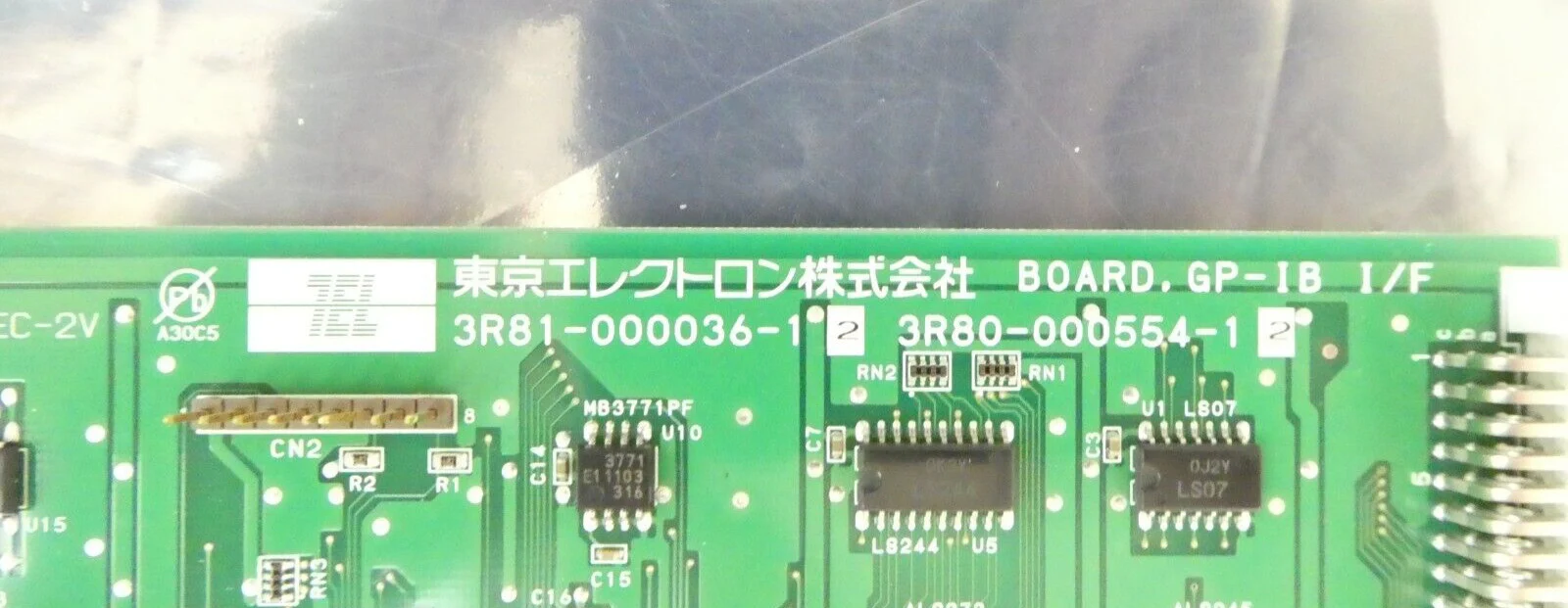 TEL Tokyo Electron 3R81-000036-12 GP-IB Interface Board PCB Card Working Surplus - Image 9