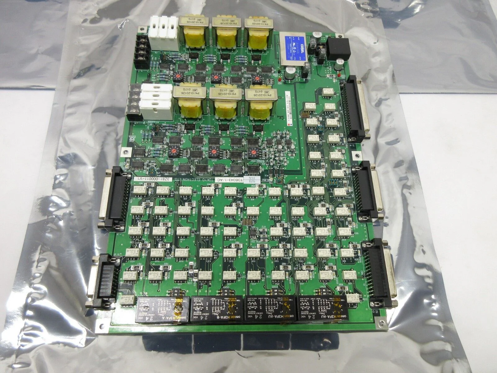 TEL Tokyo Electron 3Z81-000011-V1 Interface Board PCB TDB343-1/AC Used - Image 3