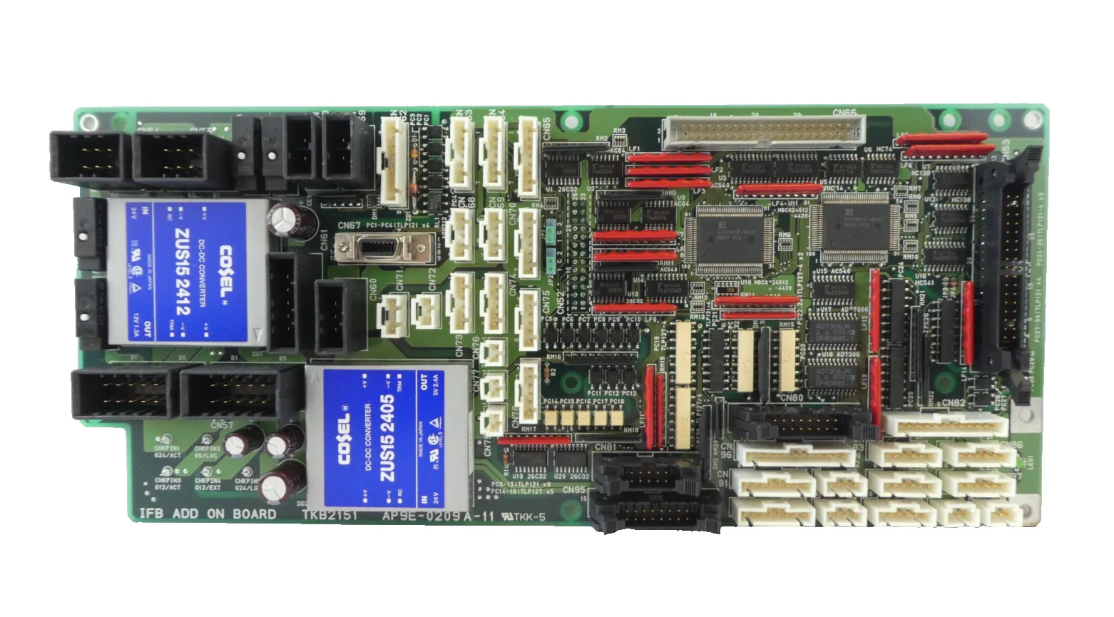 TEL Tokyo Electron AP9E-0209A-11 IFB Add On Board PCB TKB2151 Working Surplus