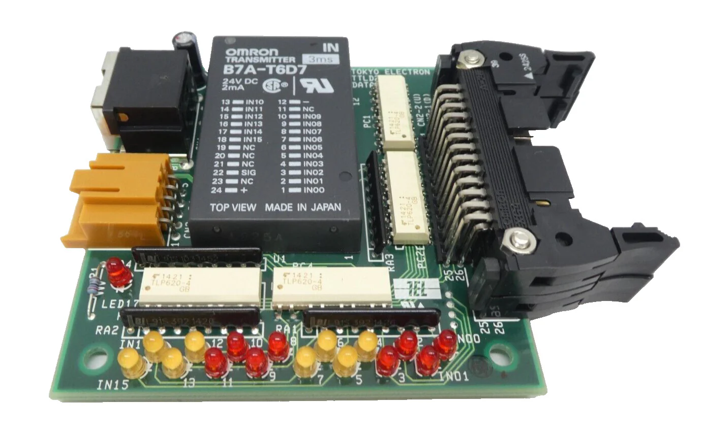TEL Tokyo Electron D180-000074-V1 DATA-IN2 I/O PCB TTLD28-11 New Surplus - Image 4
