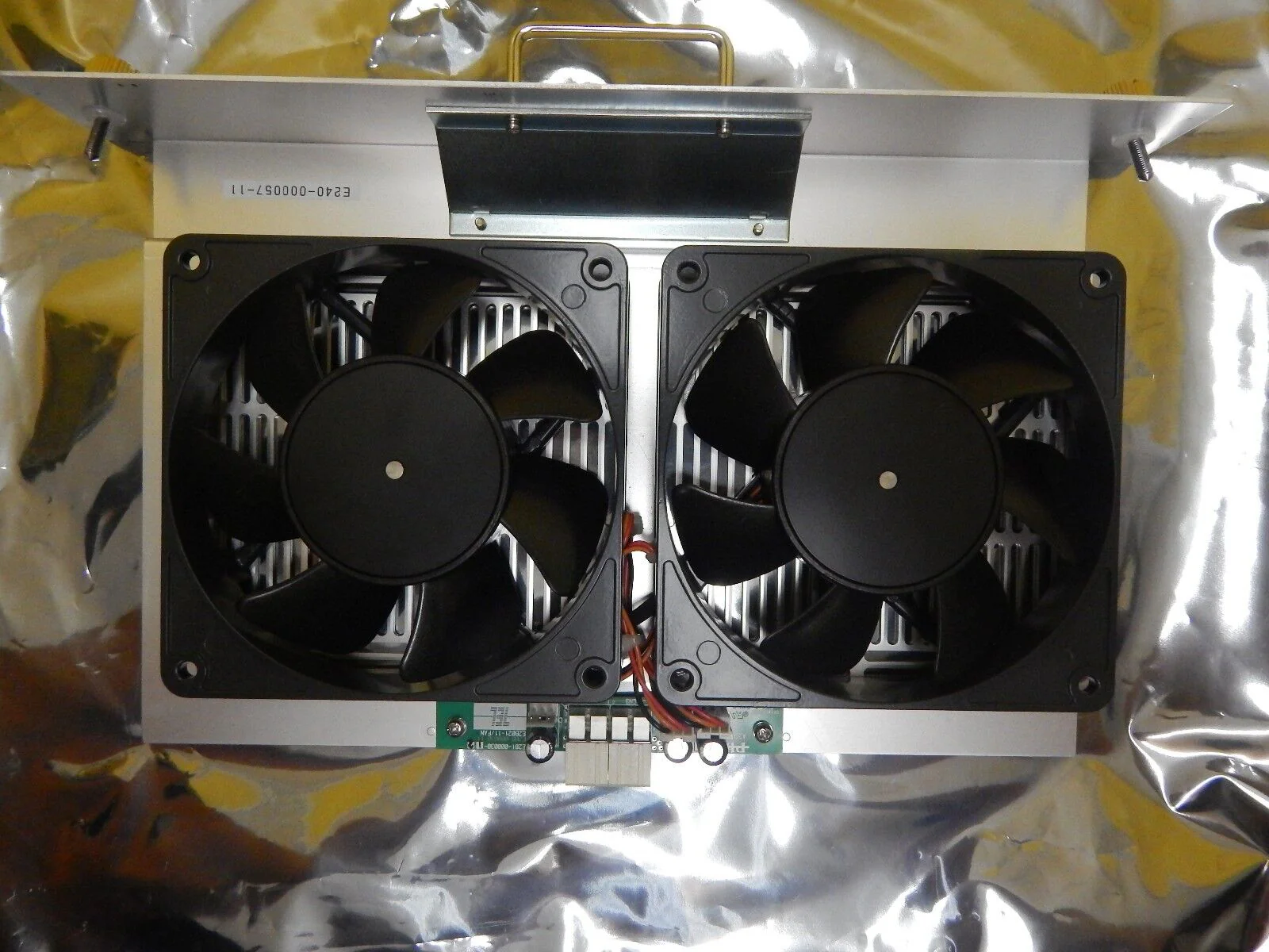 TEL Tokyo Electron E240-000057-11 ECC2 Controller Cooling Fan Card T-3044SS Used - Image 4