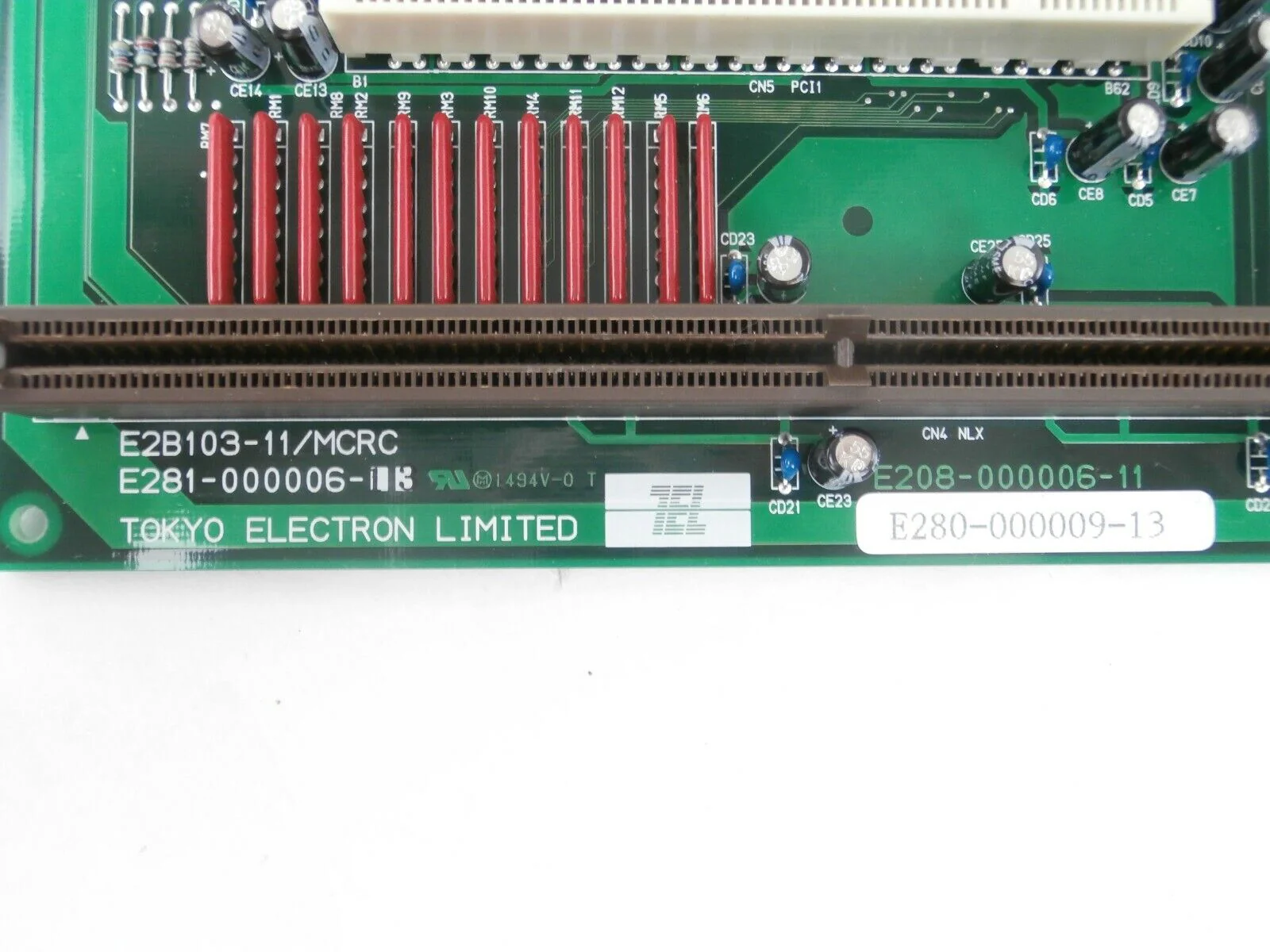 TEL Tokyo Electron E281-000006-13 Backplane PCB E2B103-11/MCRC ECC2 Telius Spare - Image 11