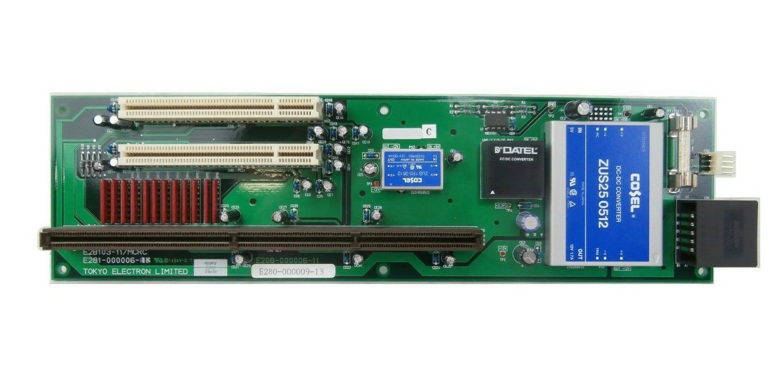 TEL Tokyo Electron E281-000006-13 Backplane PCB E2B103-11/MCRC ECC2 Telius Spare - Image 2