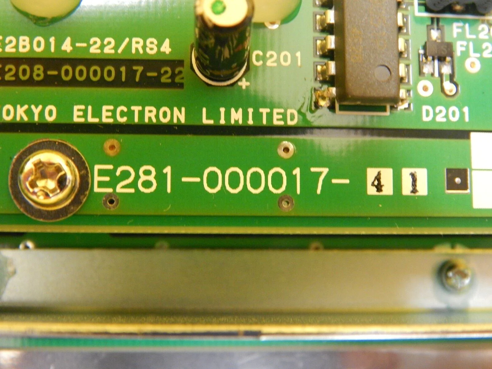 TEL Tokyo Electron E281-000016-41 FDP3 Display PCB Card T-3044SS Working Spare - Image 10