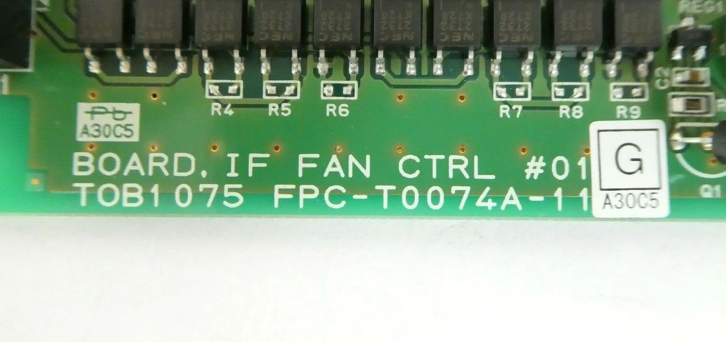 TEL Tokyo Electron FPC-T0074A-11 IF Fan Control #01 Board PCB Rudolph F30 Spare - Image 10