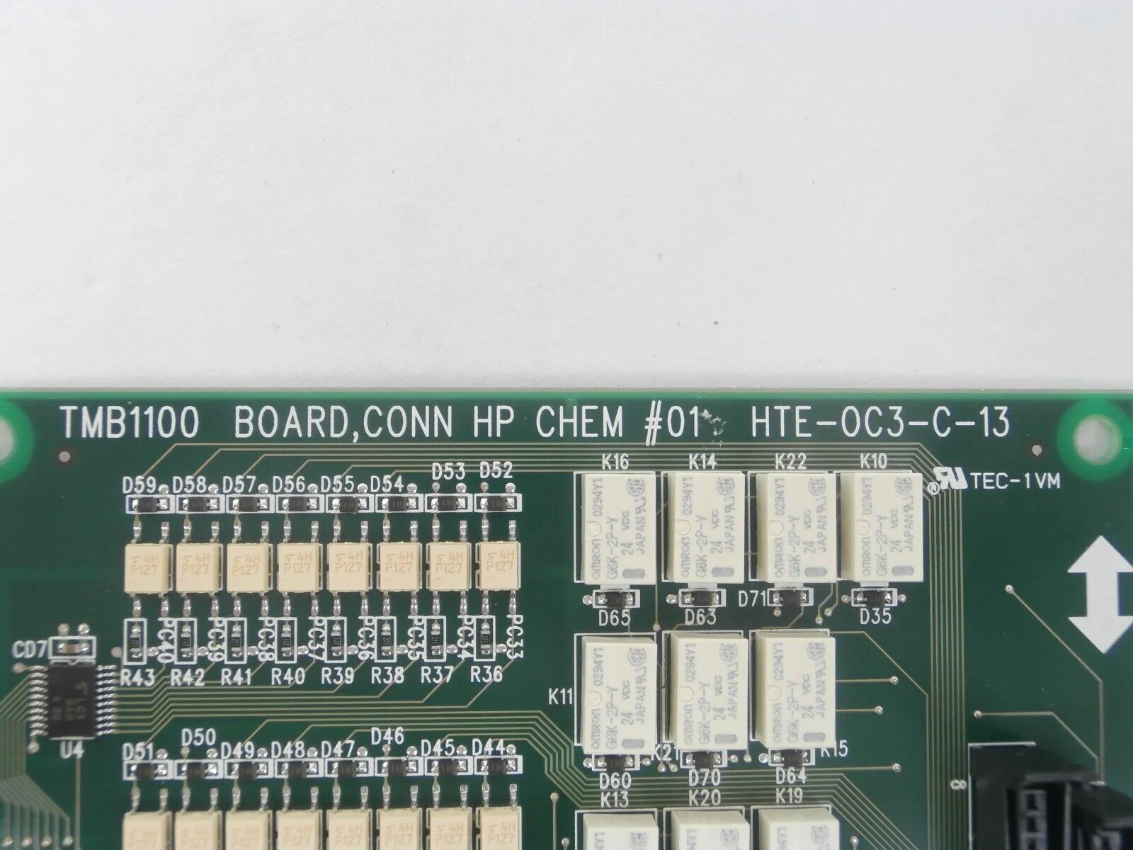 TEL Tokyo Electron HTE-0C3-C-13 CONN HP CHEM #01 PCB TMB1100 Lithius Working - Image 12