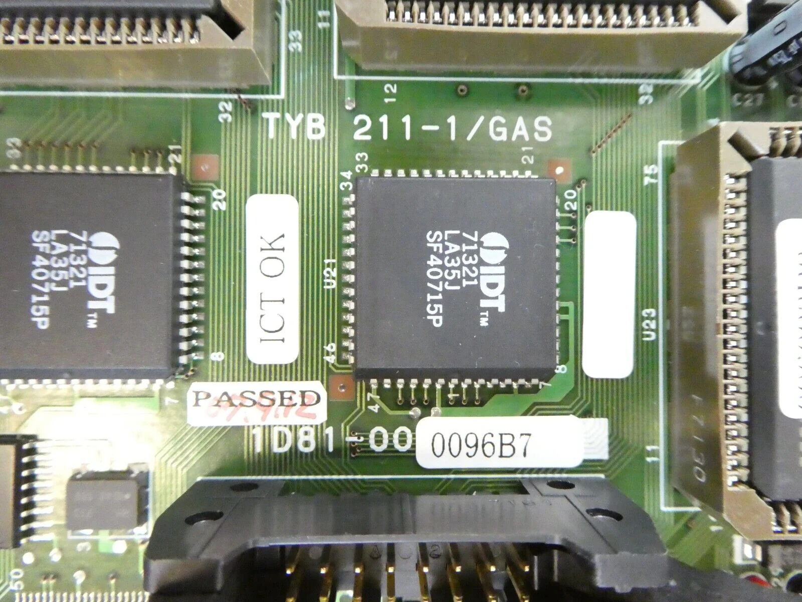 TEL Tokyo Electron ID81-000096-B7 Processor Board PCB TYB 211-1/GAS Working - Image 11