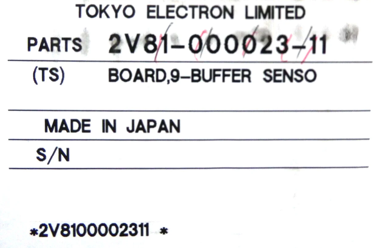 TEL Tokyo Electron NP8616Q040-0 9-Buffer Sensor PCB Board 2V81-000023-11 New - Image 13