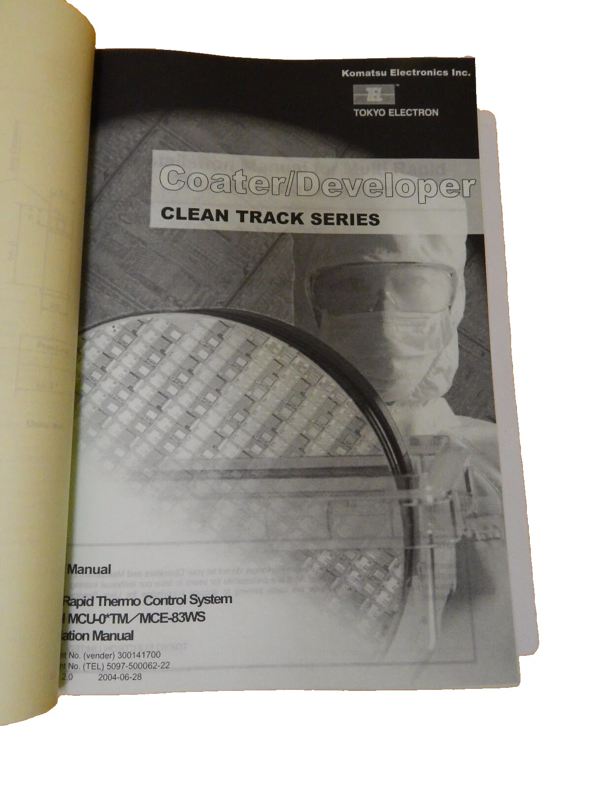 TEL Tokyo Electron OEM Operation Manual Set Clean Track Lithius Surplus - Image 3