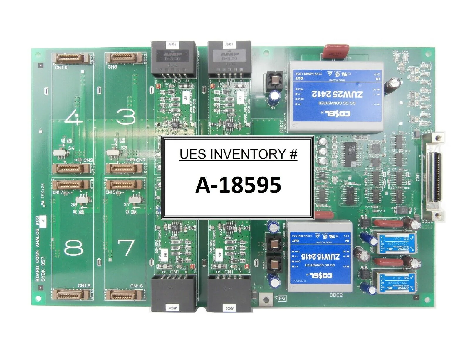 TEL Tokyo Electron OYDK-057 4-Port Connector Board PCB OYDK-053 Lithius Working