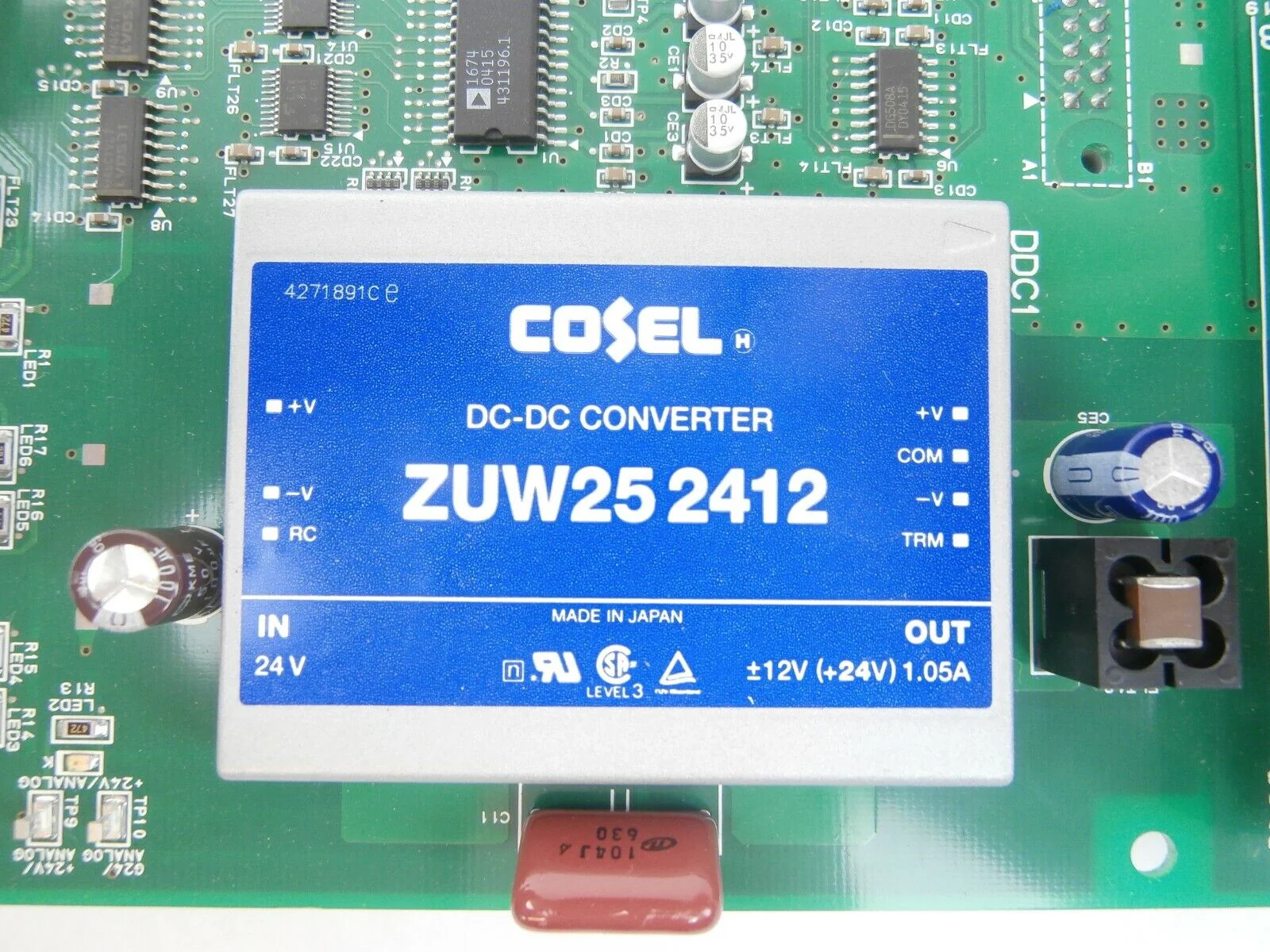 TEL Tokyo Electron OYDK-057 4-Port Connector Board PCB OYDK-053 Lithius Working - Image 9