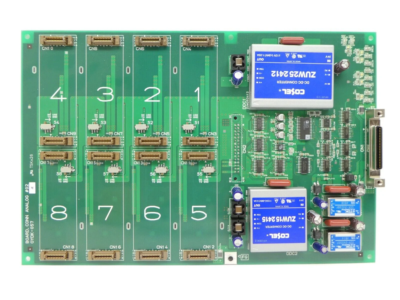 TEL Tokyo Electron OYDK-057 Interface PCB CONN ANALOG #02 Lithius Working Spare - Image 2