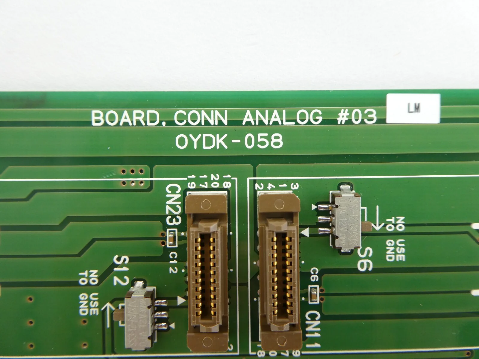 TEL Tokyo Electron OYDK-058 Interface Board PCB CONN ANALOG #03 Lithius Working - Image 9