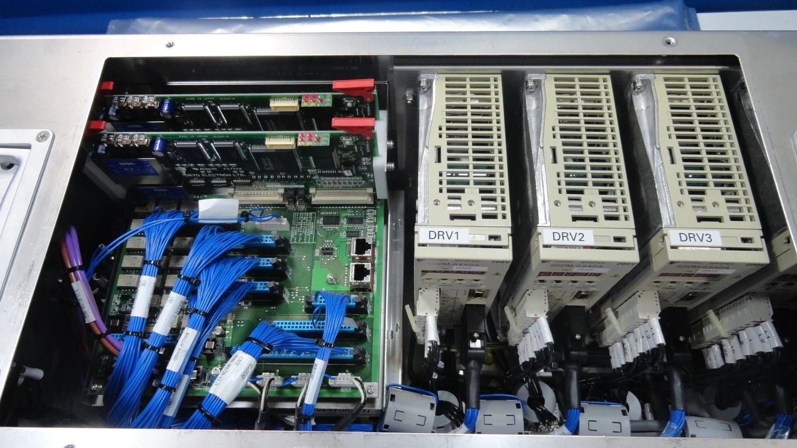 TEL Tokyo Electron PS Controller 3D81-000065-V1 3D81-000067-V1 T-3044SS Used - Image 5