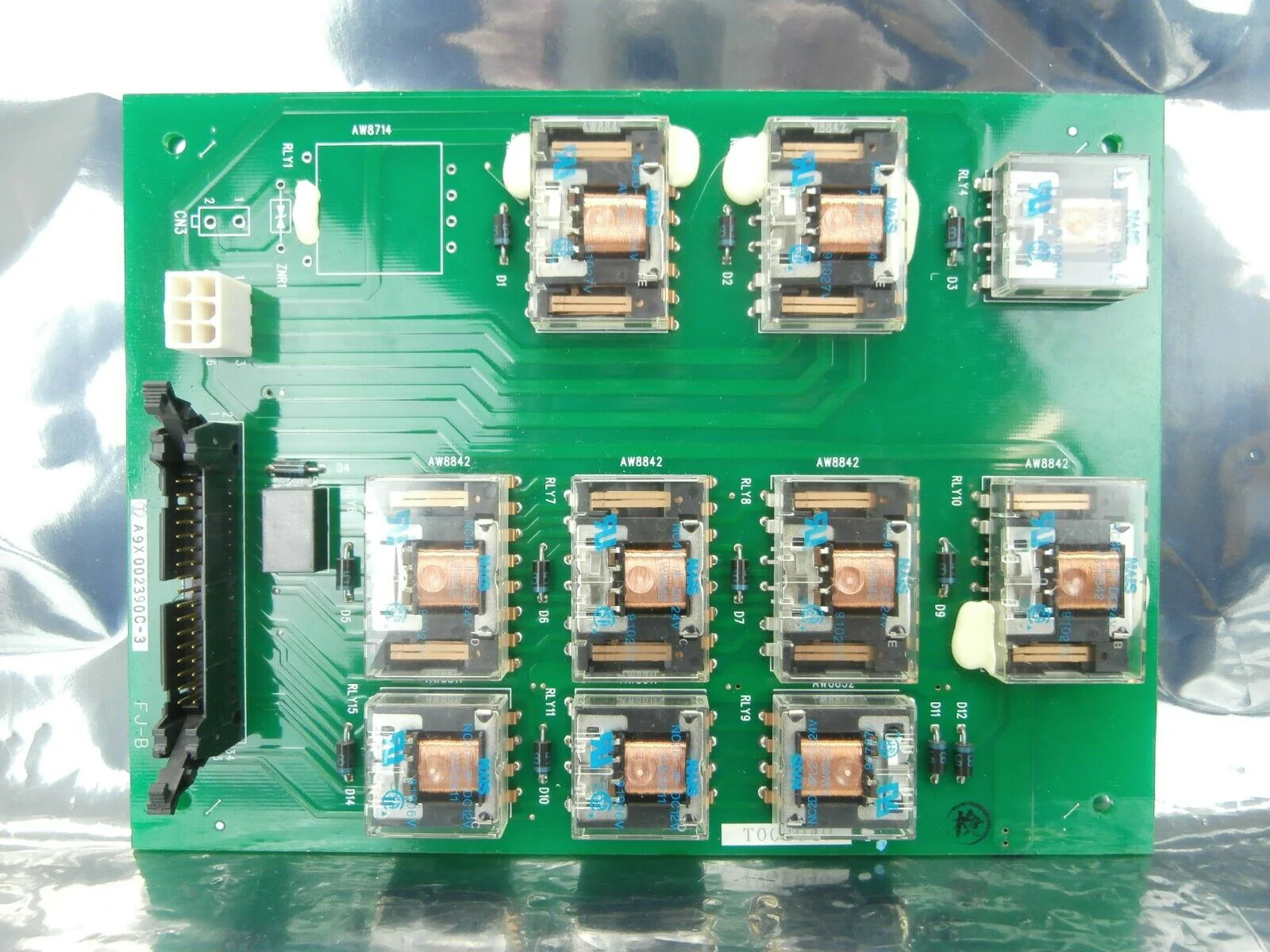 TEL Tokyo Electron RL06EX-2 Relay Board PCB ACT12 System Working Spare - Image 2