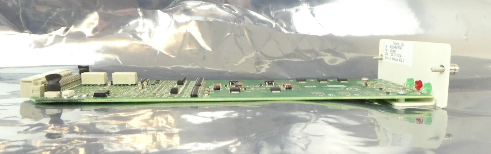 Telect 400497 Standard Module Alarm PCB Card GMT/TPA/TPC WHT 303129 Working - Image 3