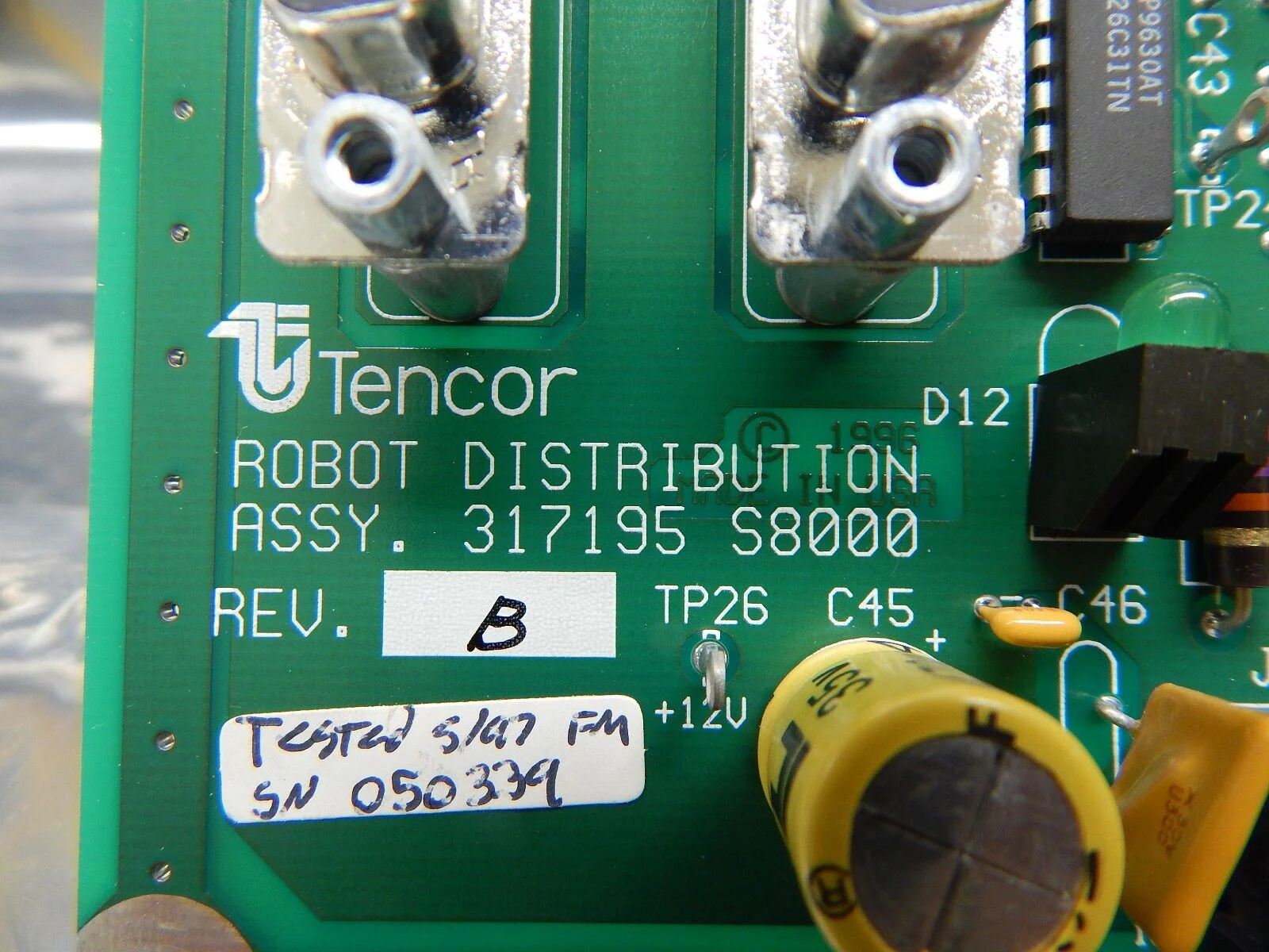 Tencor Instruments 317195 Robot Distribution S8000 Board PCB KLA AIT I Used - Image 8