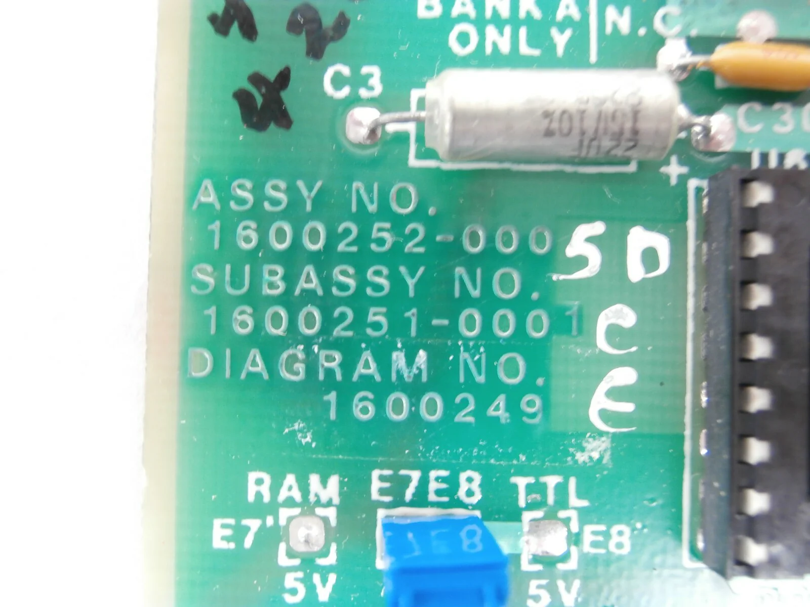 Texas Instruments 1600252-000 RAM Module PCB Card TM990/203A-2 Varian 115678001 - Image 11