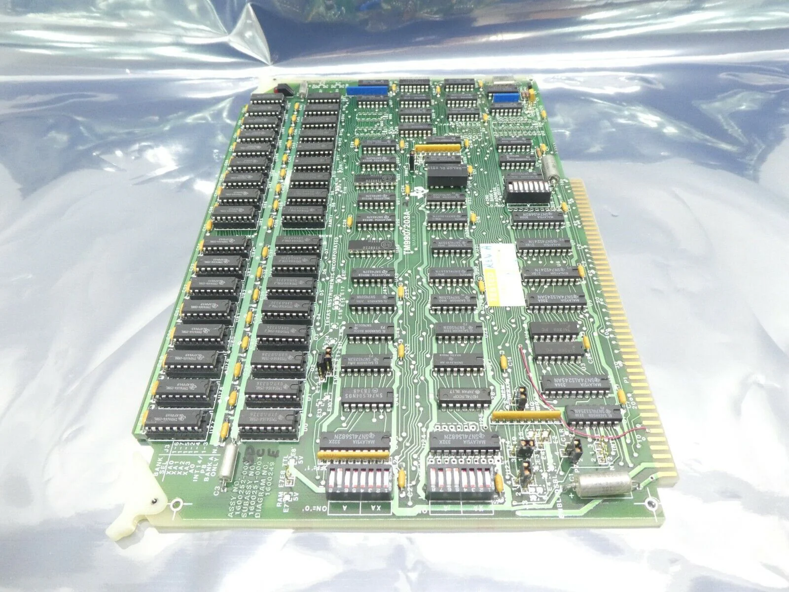 Texas Instruments 1600252-000 RAM Module PCB Card TM990/203A-2 Varian H2174001 - Image 7