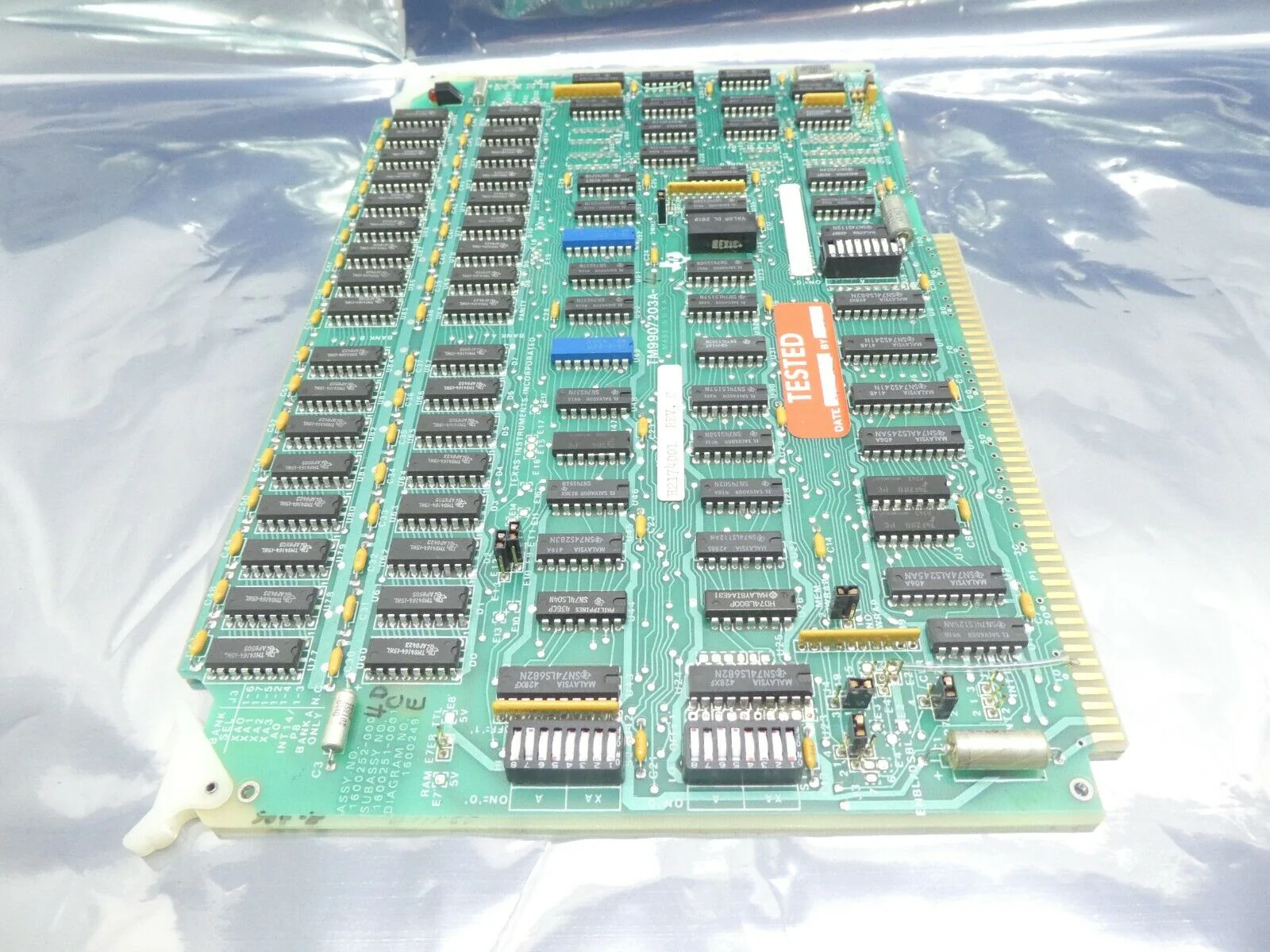 Texas Instruments 1600252-000 RAM PCB Card TM990/203A-4 Varian H2174001 Rev. C - Image 7