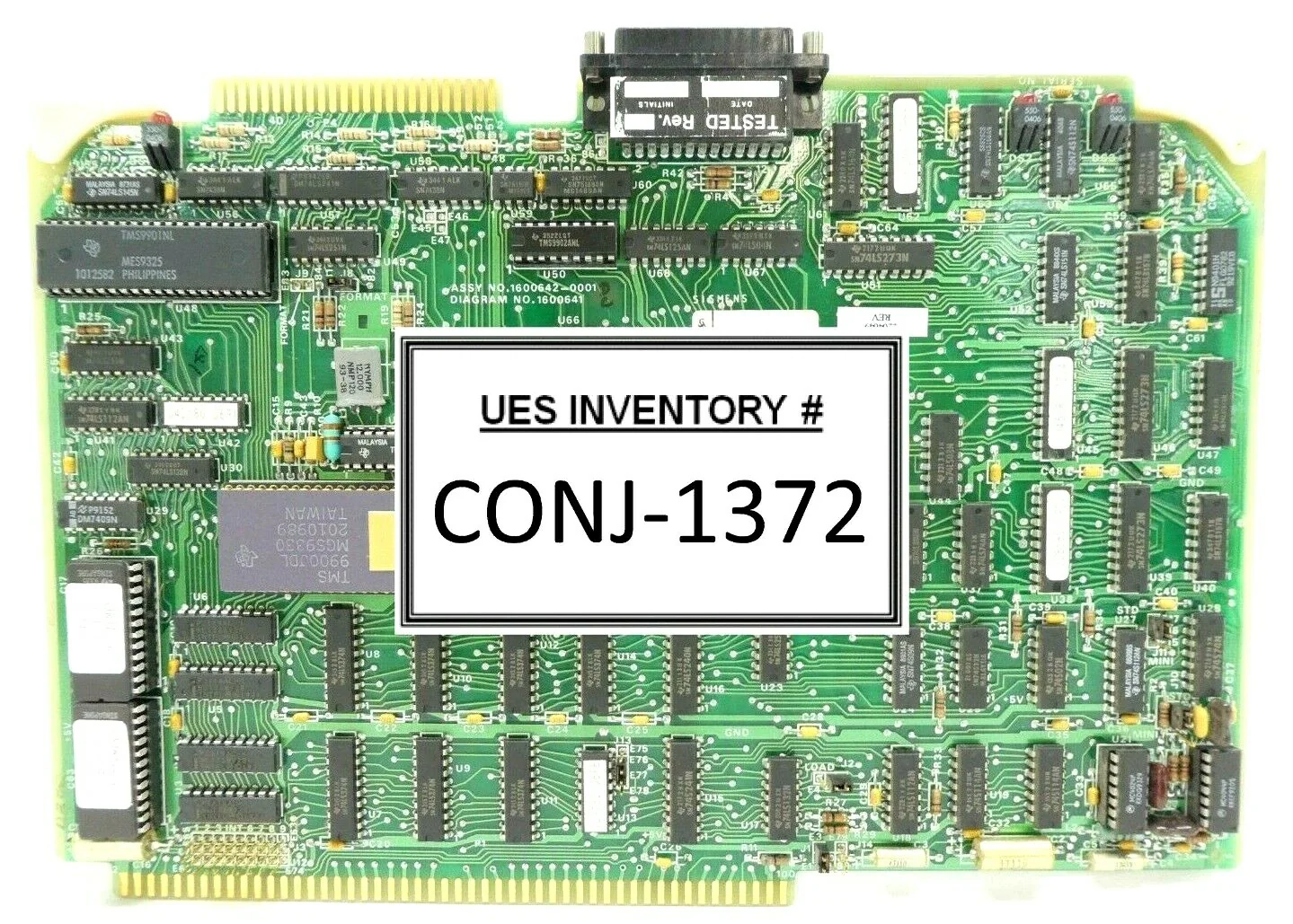 Texas Instruments 1600642-0001 Disc Control PCB Card TM990/303B Varian 2204049