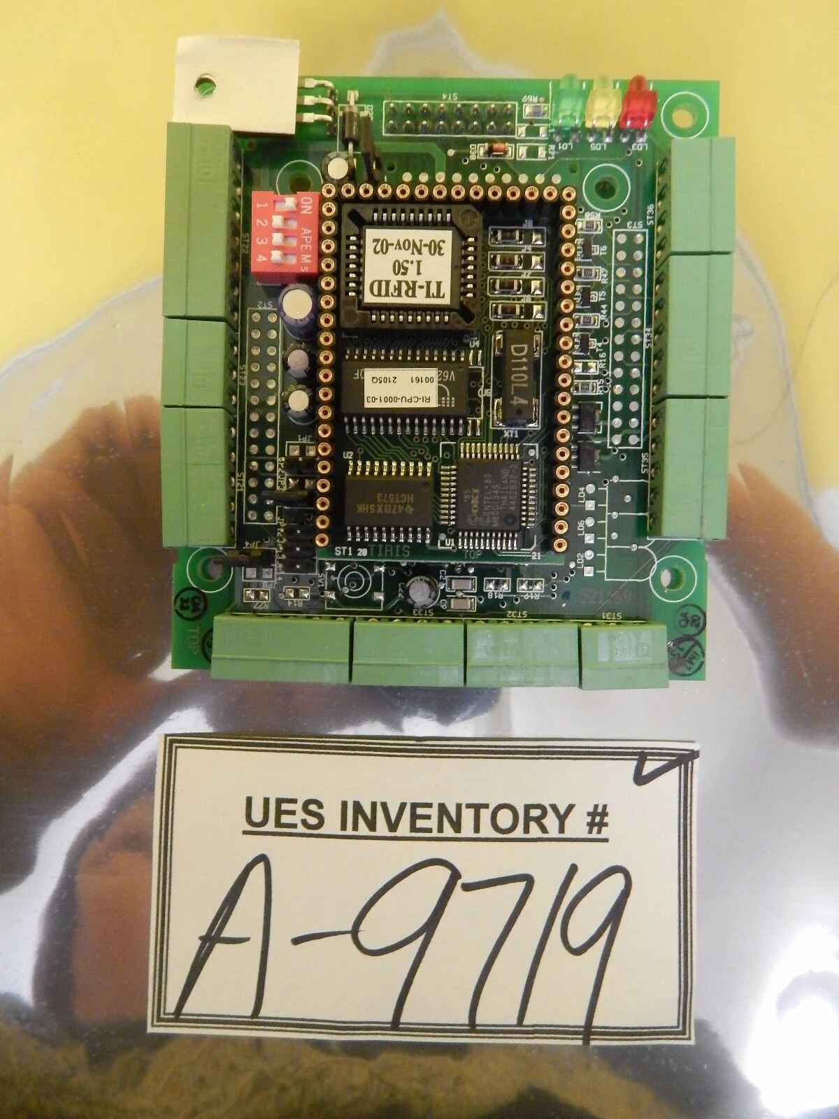 Texas Instruments RI-CPU-0001-03 TI-RFID Board TIRIS RFID PCB Used Working