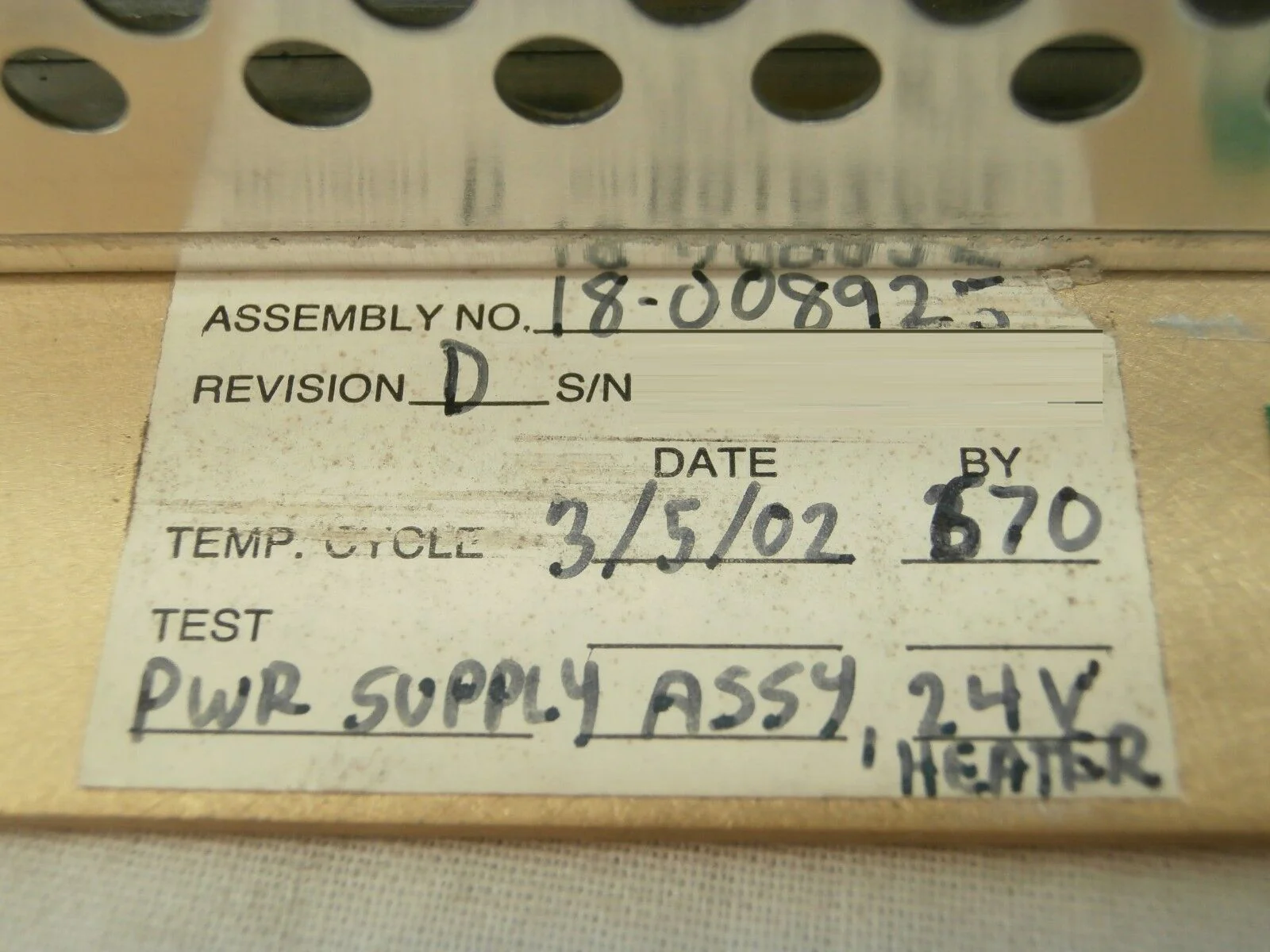Therma-Wave 18-008925 Heater Power Supply Assembly Used Working - Image 11