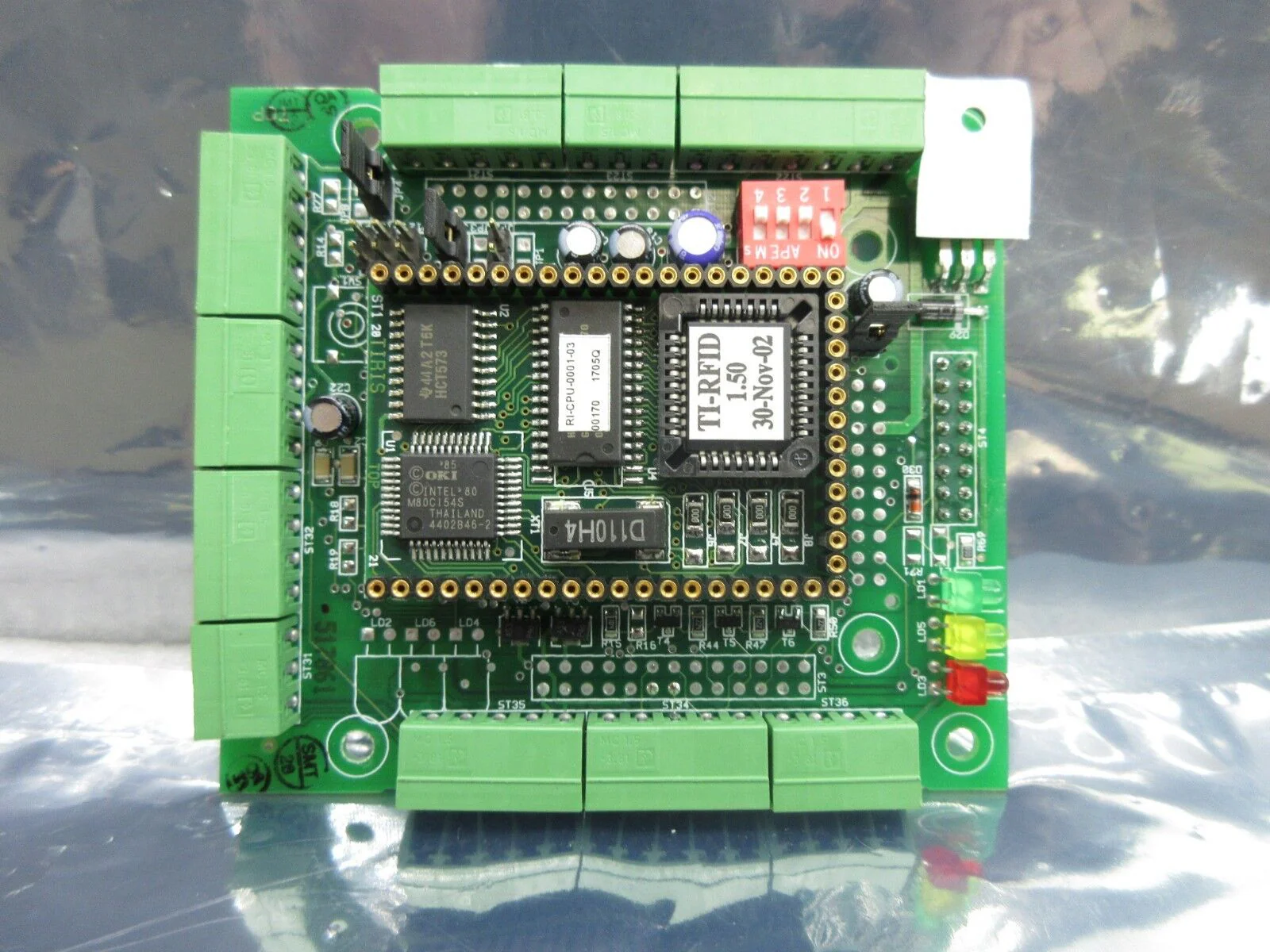 Tiris RI-CTL Reader Control Module Board PCB RI-CPU-0001-03 NSR System Used - Image 3