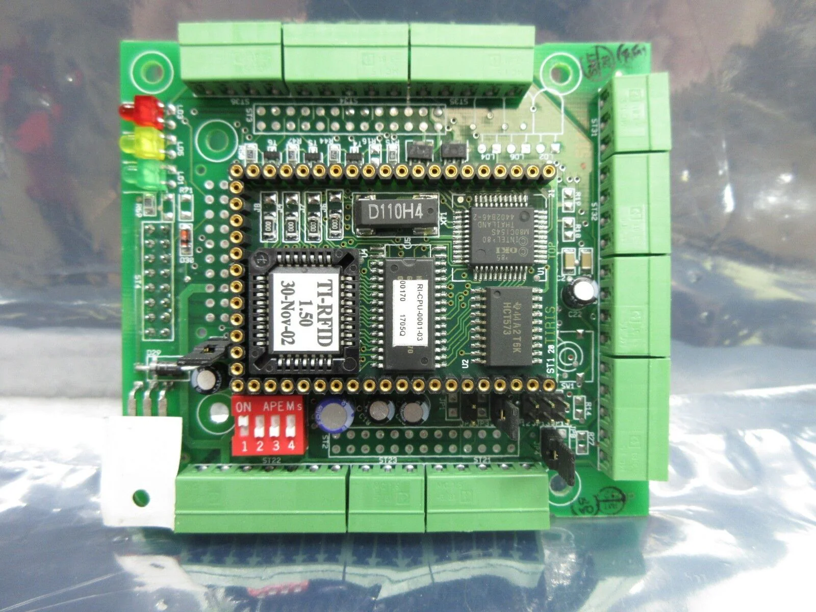 Tiris RI-CTL Reader Control Module Board PCB RI-CPU-0001-03 NSR System Used - Image 5