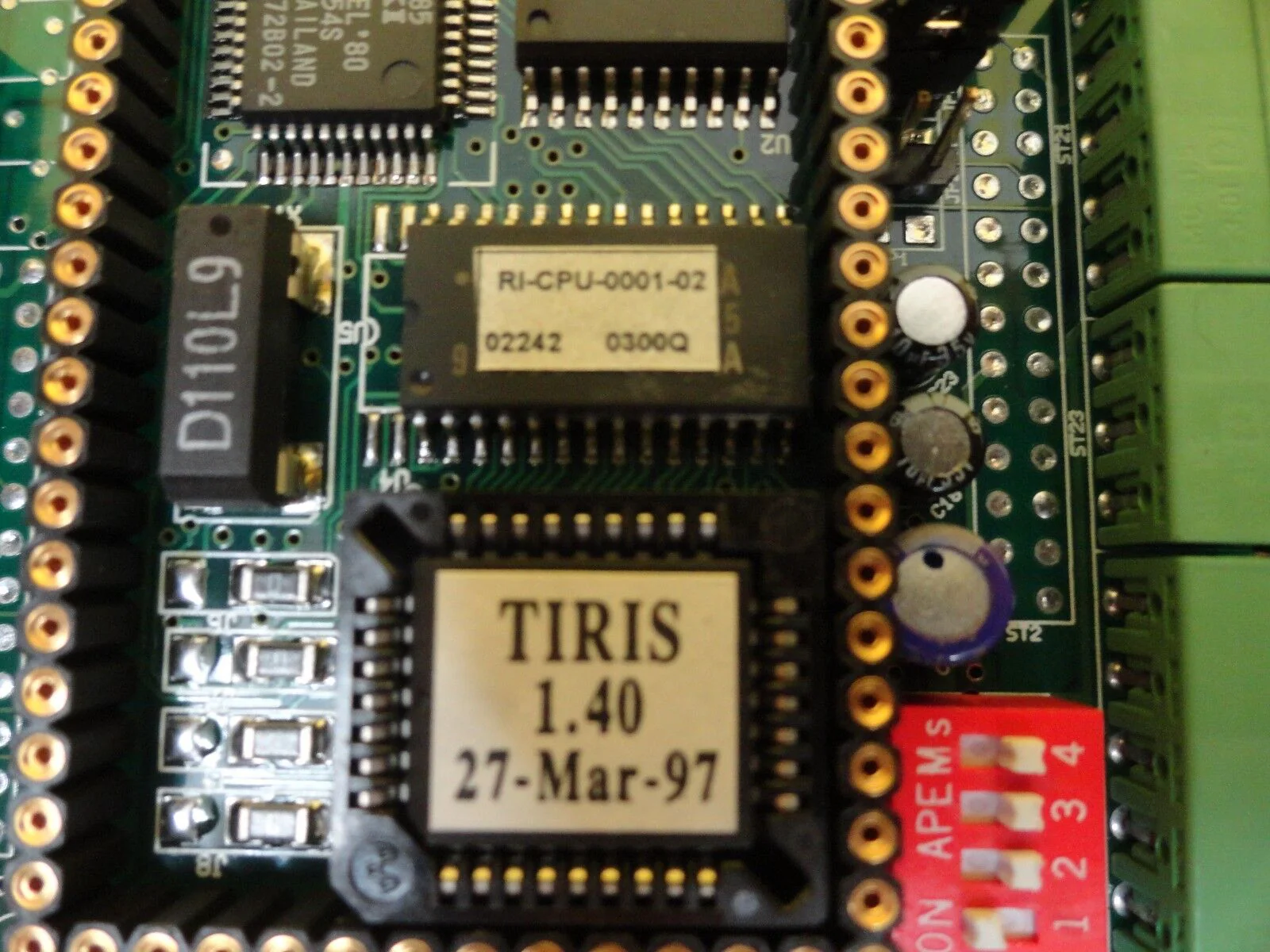 Tiris RI-CTL RFID Reader Control Module PCB RI-CPU-0001-02 Used Working - Image 3