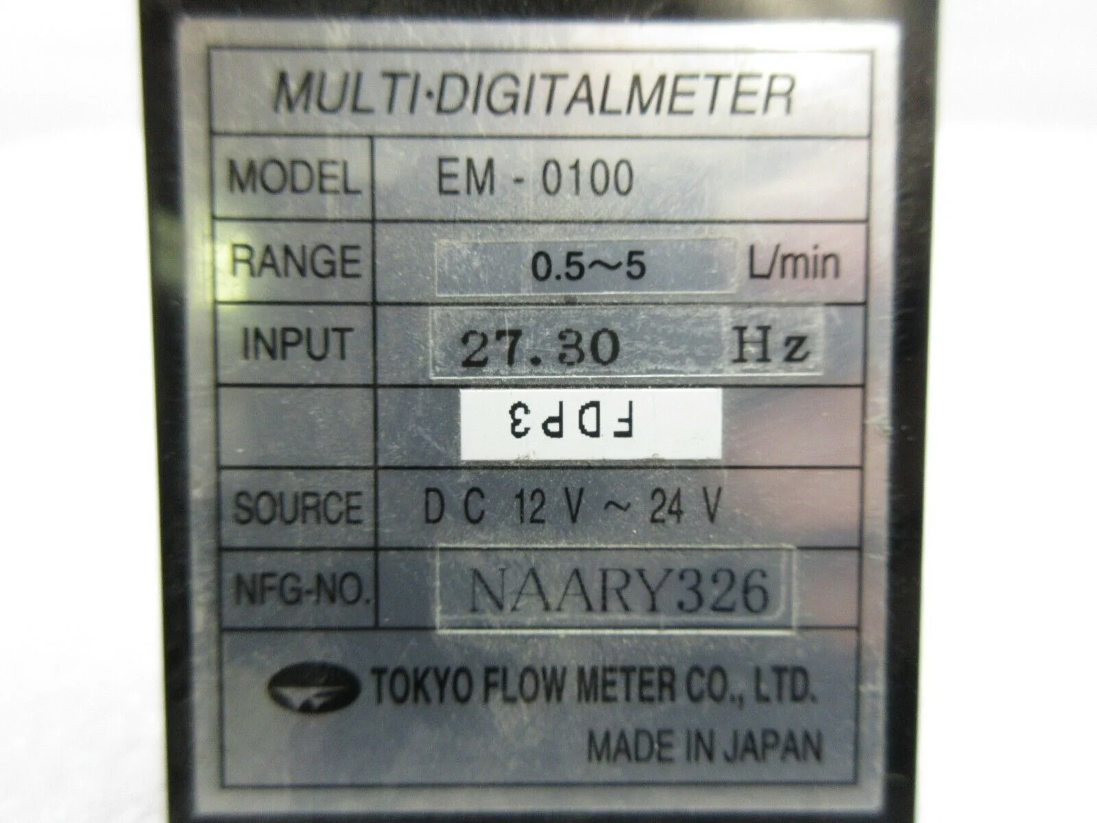 Tokyo Flow Meter EM-0100 Multi-Digitalmeter Lot of 10 Used Working - Image 9