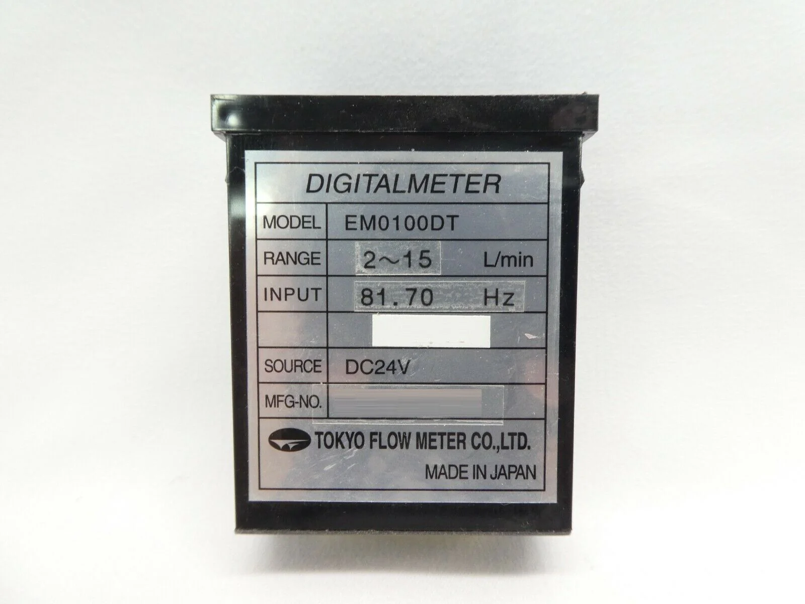 Tokyo Flow Meter EM0100DT Digital Meter DIGITALMETER 2 ~ 15 L/min Lot of 7 - Image 9