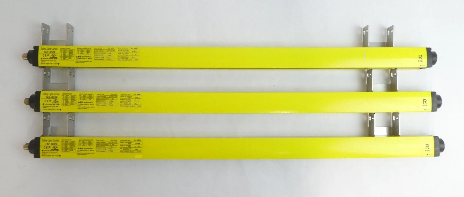 Toyo Electric TA2-602R TA2-602P Safety Light Curtain Lot of 6 Working Surplus - Image 8