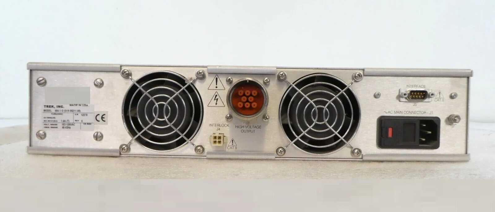 Trek 684-1-G ESC Electrostatic Chuck Power Supply G19-00211-00 Untested Surplus - Image 2