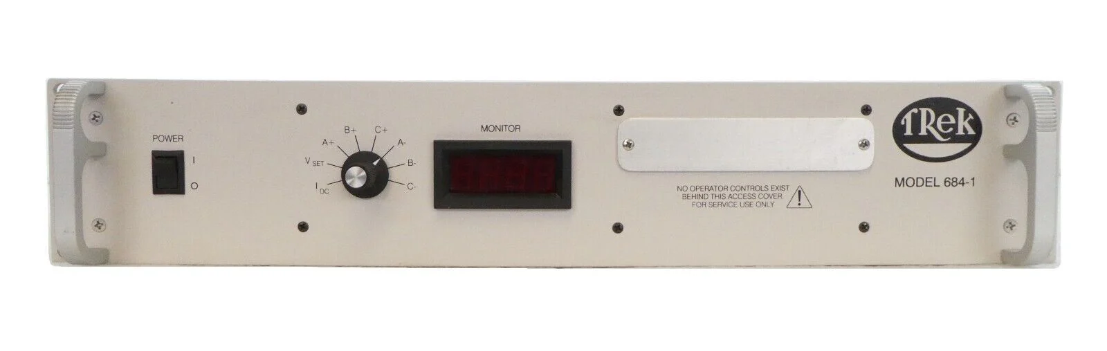 Trek 684-1-L-CE Electrostatic Chuck Power Supply 19-137359-00 Untested Surplus