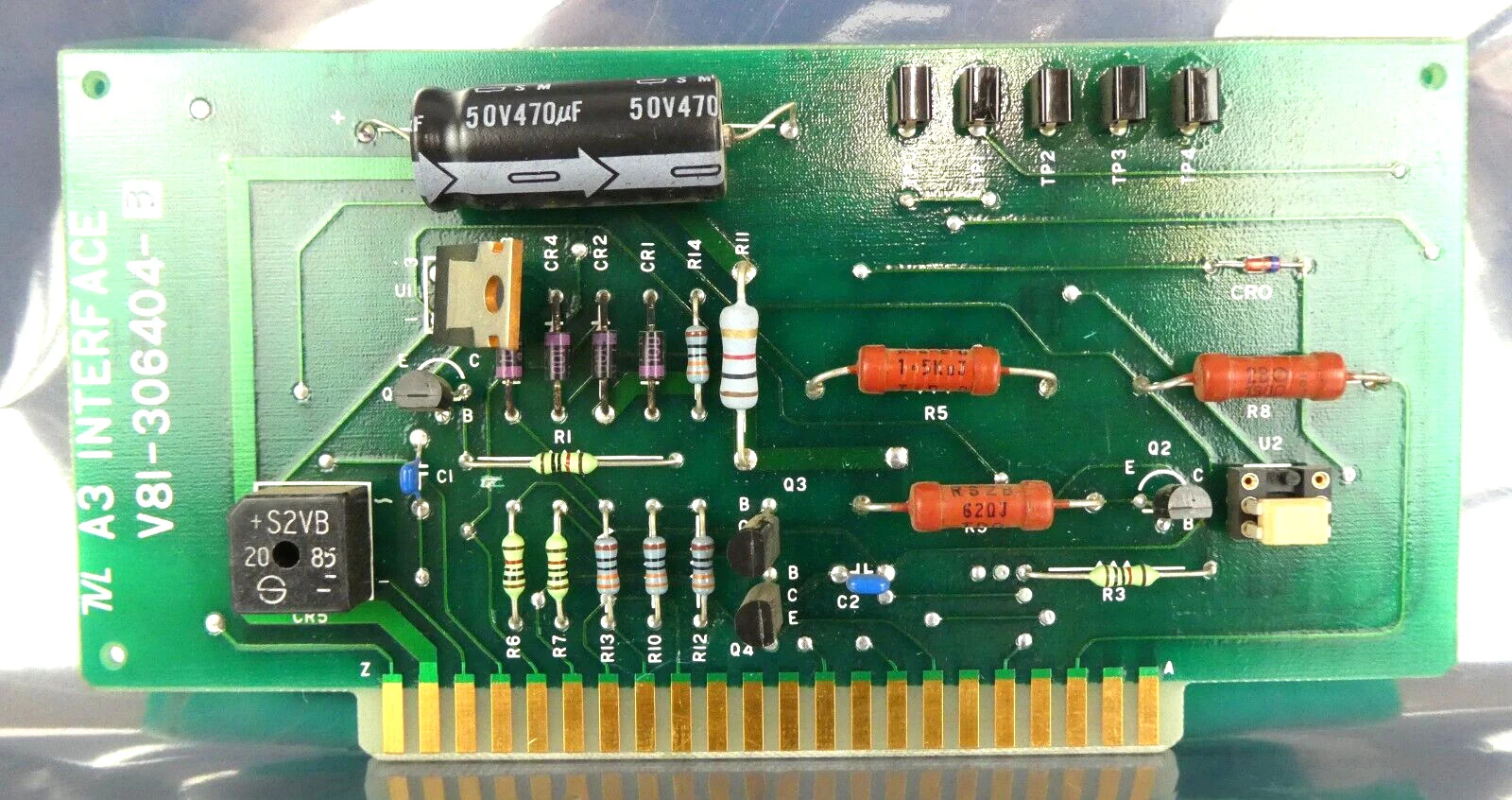 TVL TEL-Varian V81-306404-3 A3 Interface PCB Tokyo Electron V08-500274-2 New - Image 10