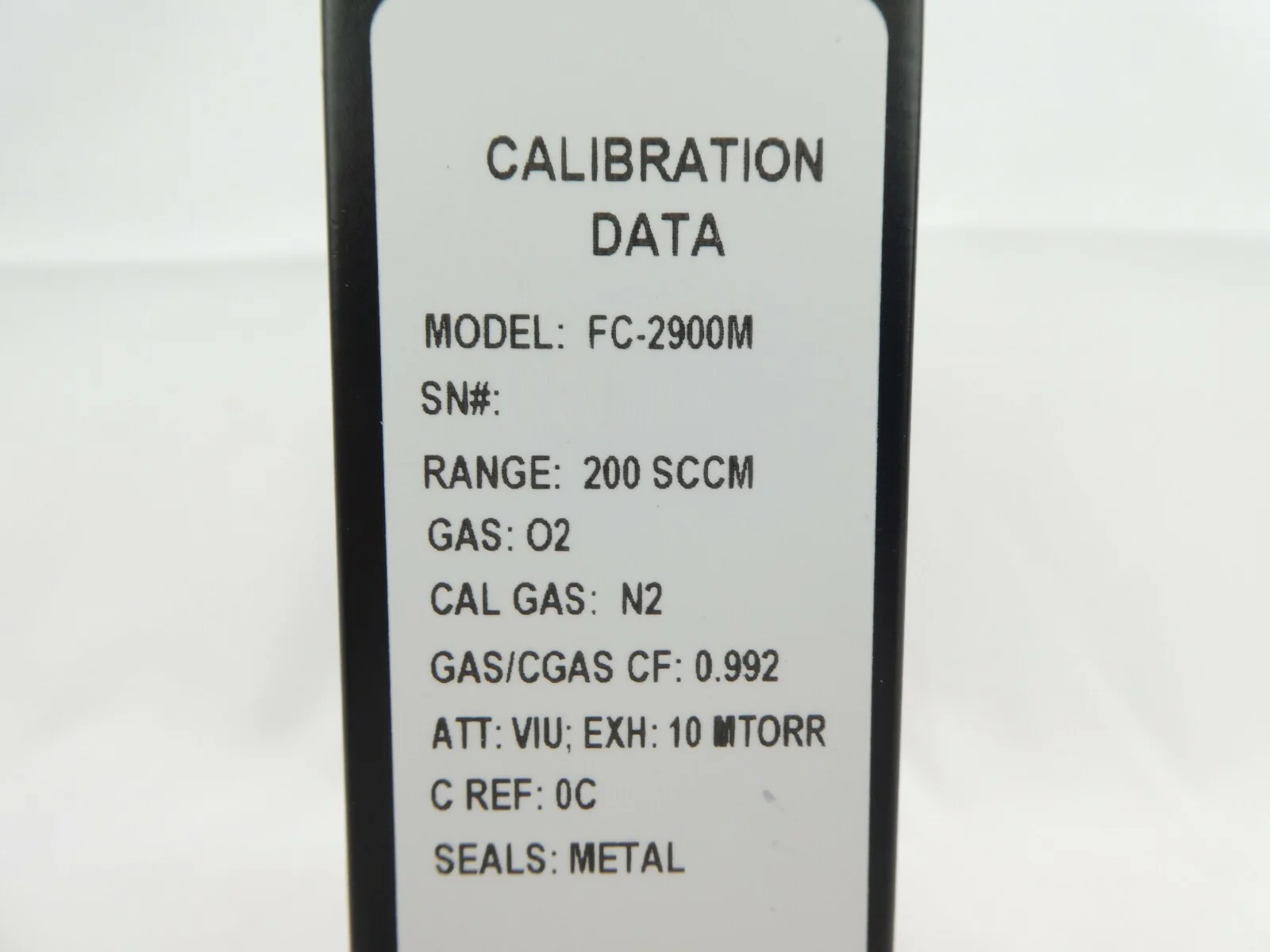 Tylan FC-2900M Mass Flow Controller MFC 200 SCCM O2 2900 Series Refurbished - Image 12